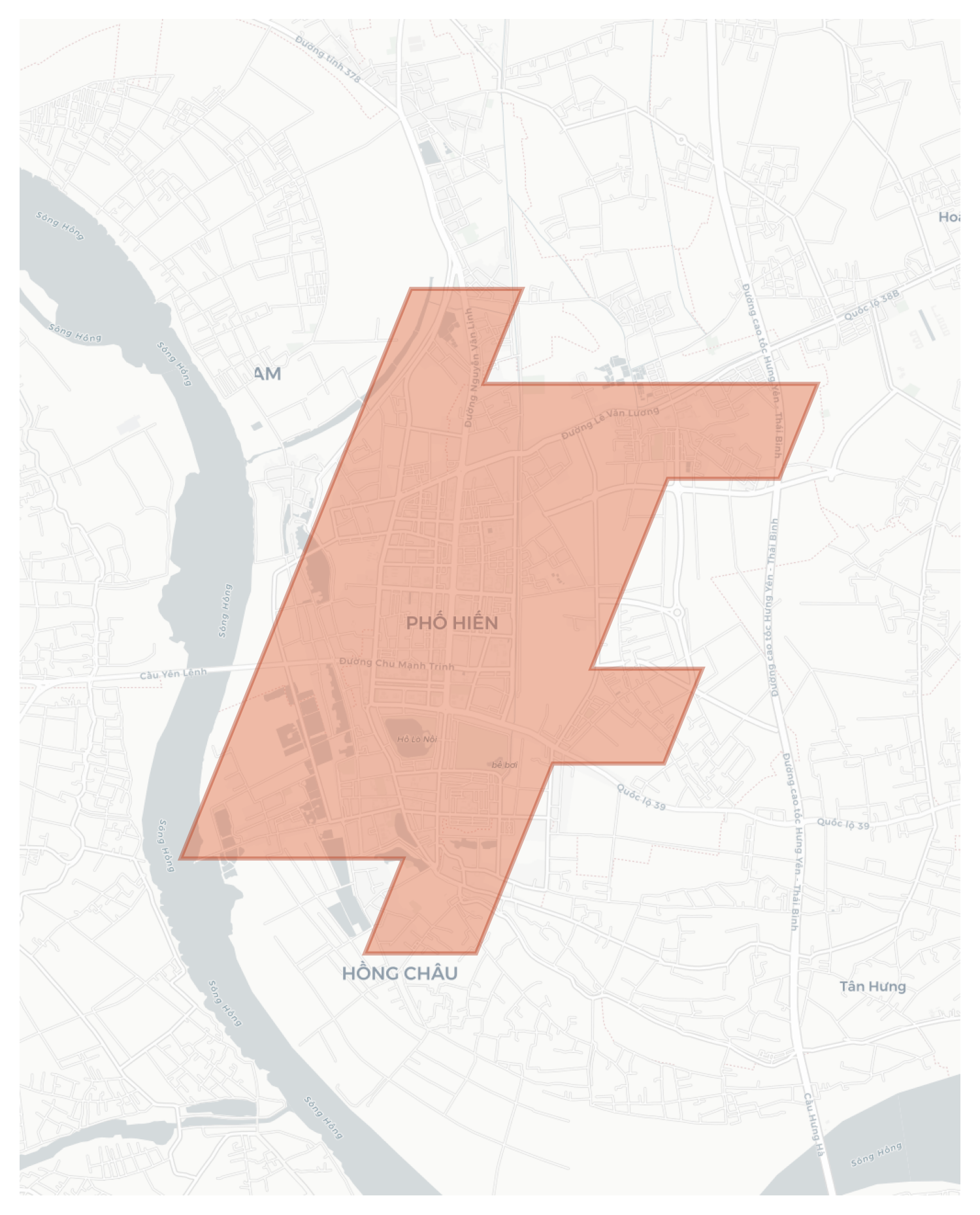 Hưng Yên geographic map