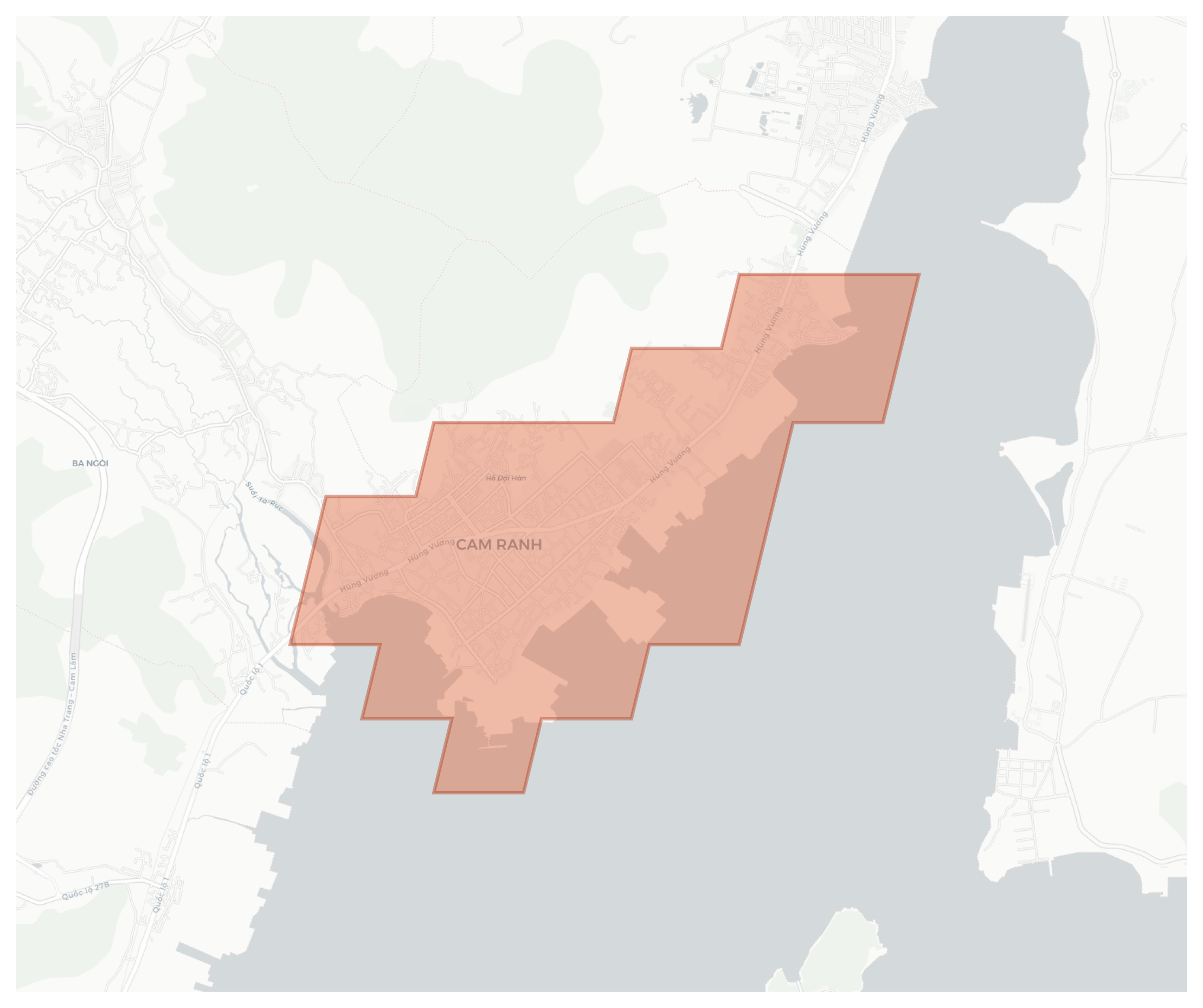 Cam Ranh geographic map