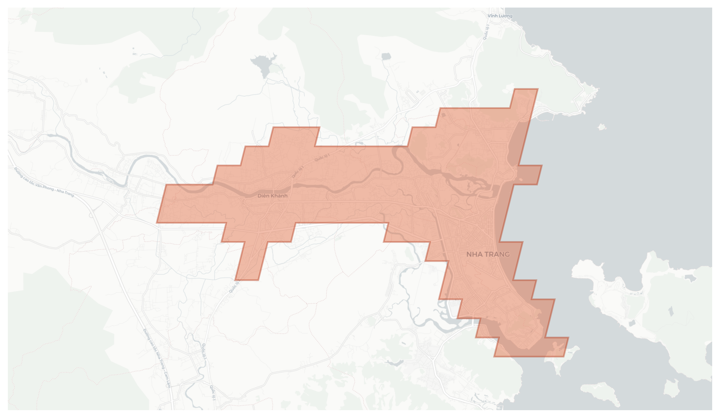 Nha Trang geographic map