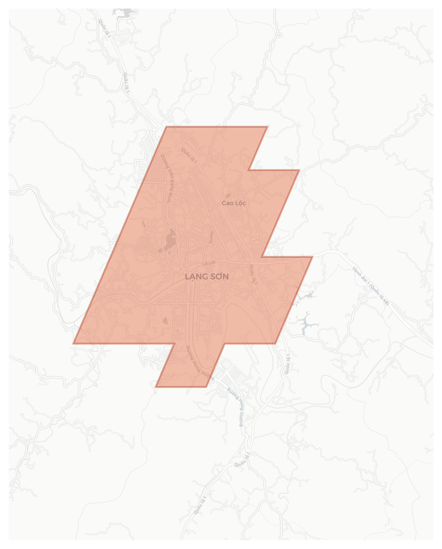 Lạng Sơn geographic map