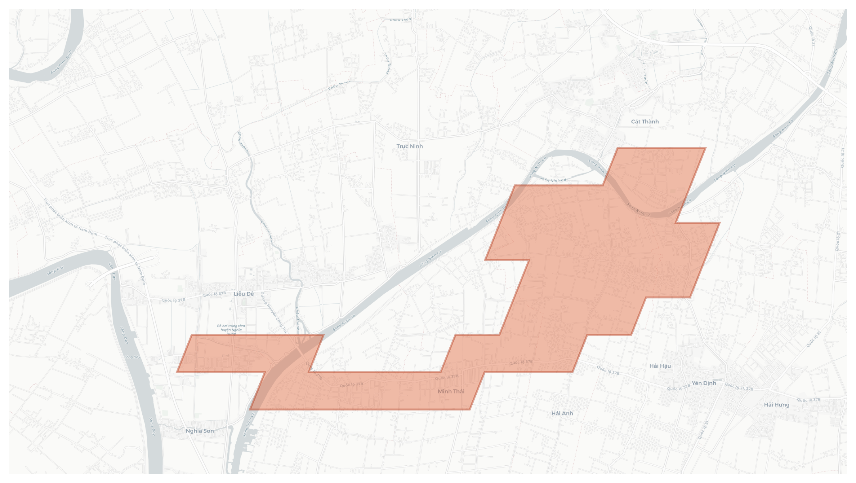 Ninh Cường geographic map