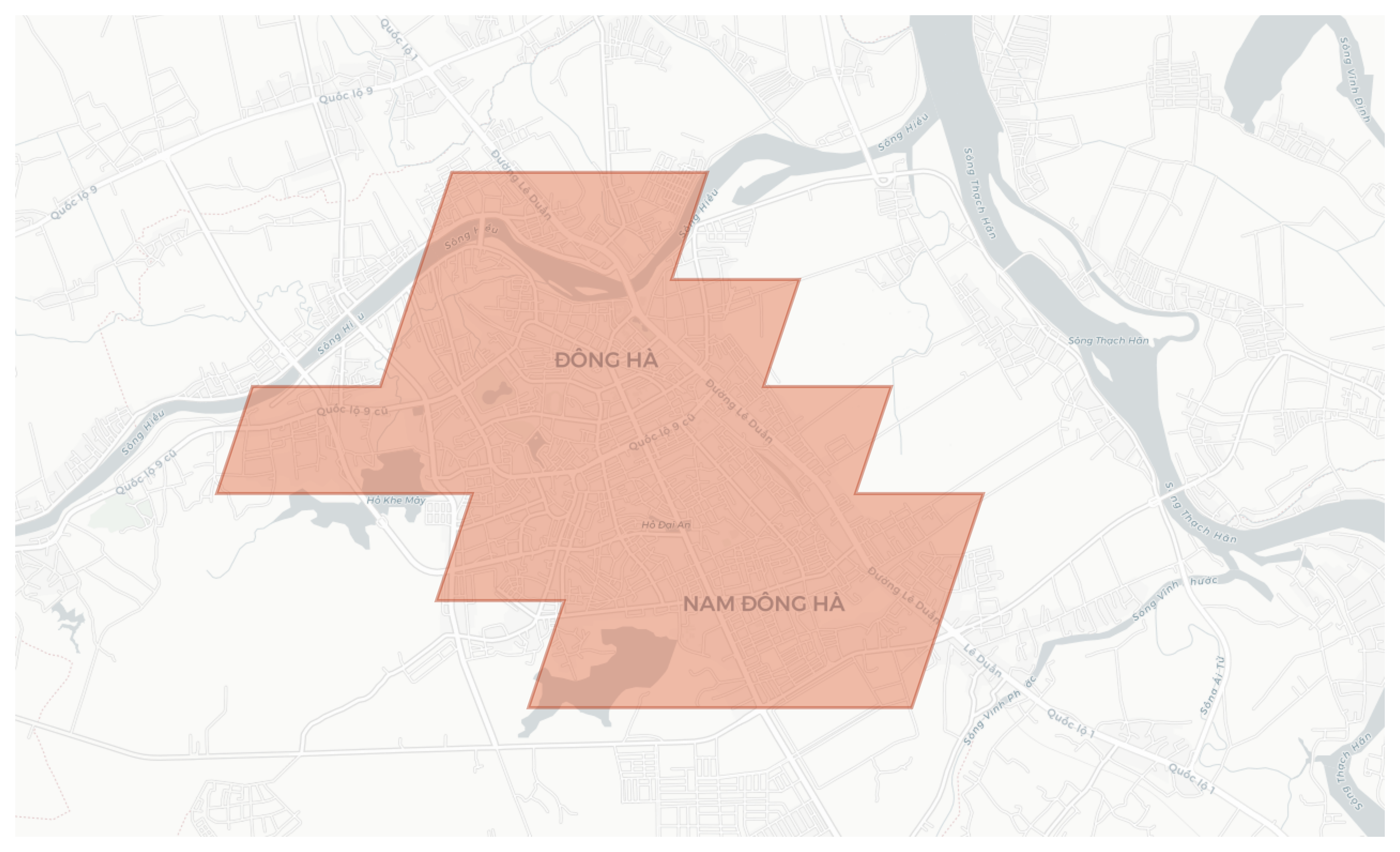 Đông Hà geographic map
