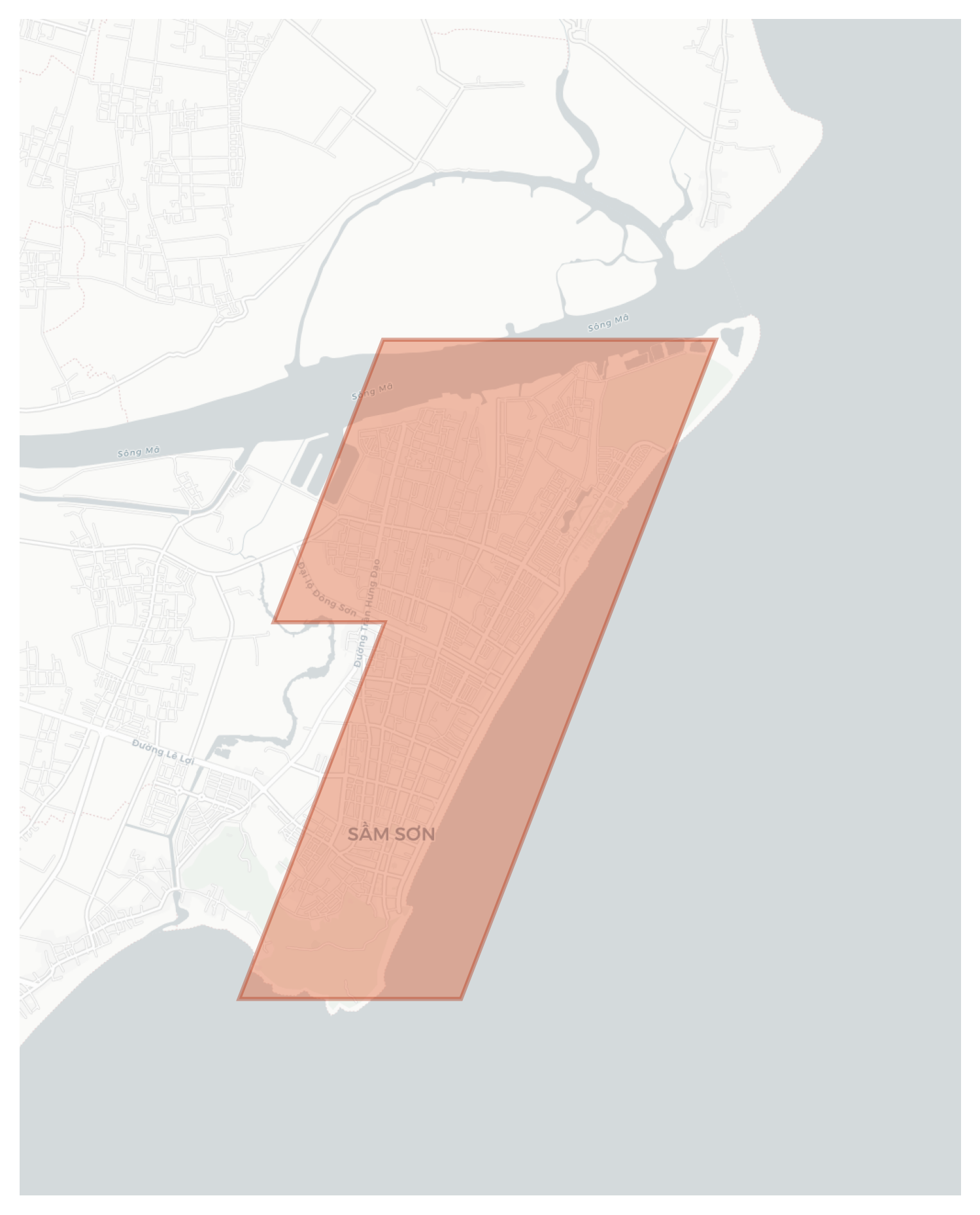 Sầm Sơn geographic map