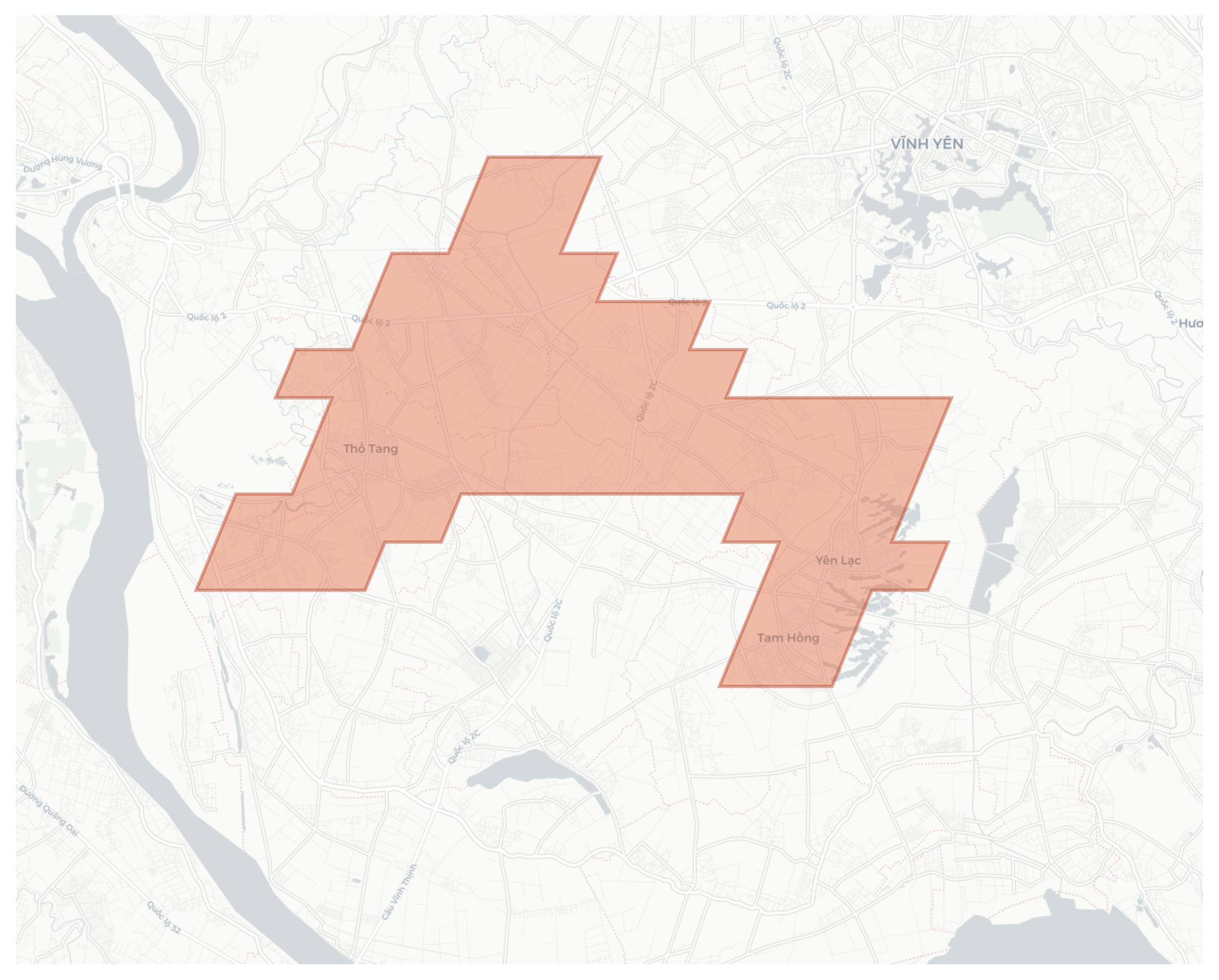 Tam Hồng geographic map