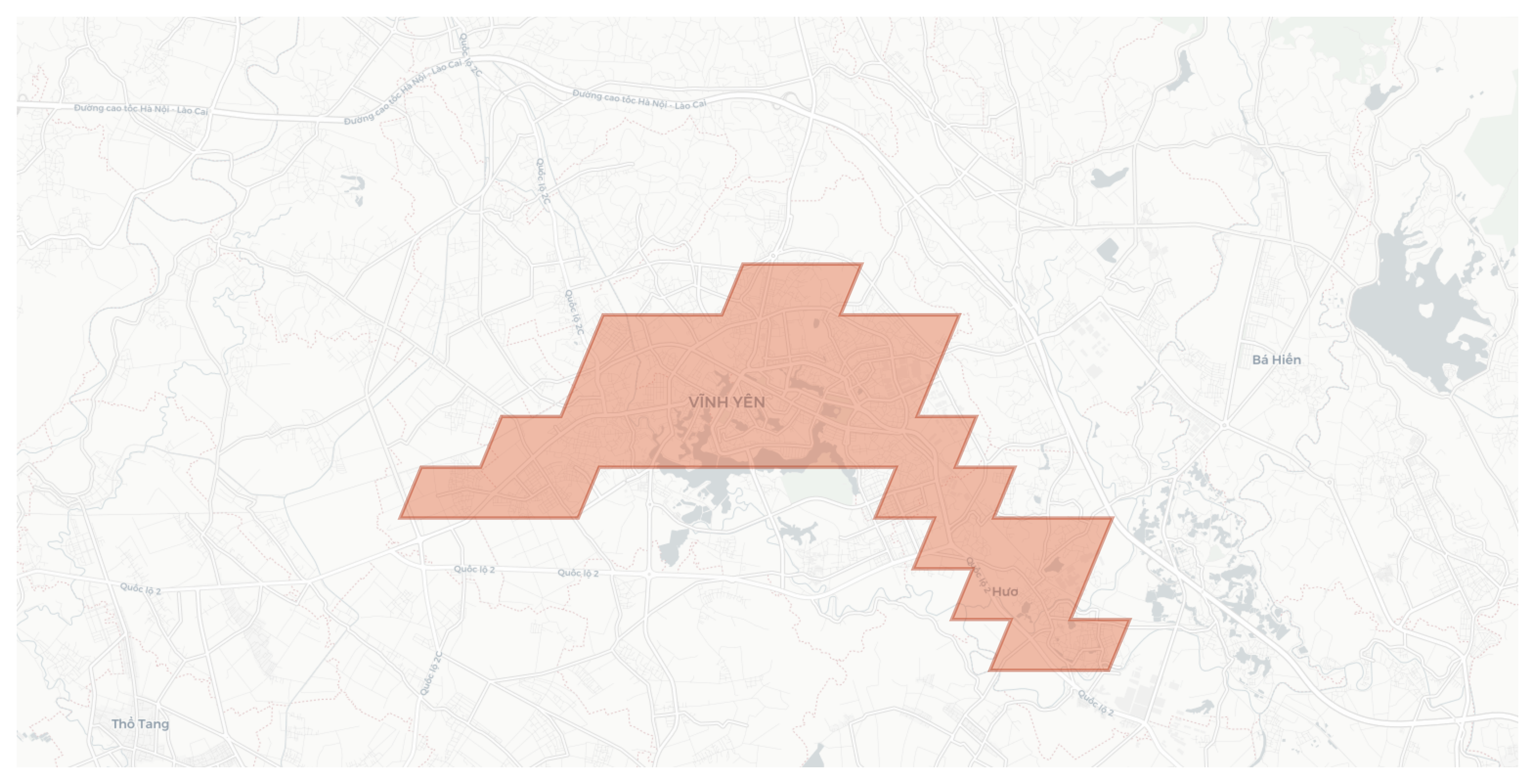 Vĩnh Yên geographic map