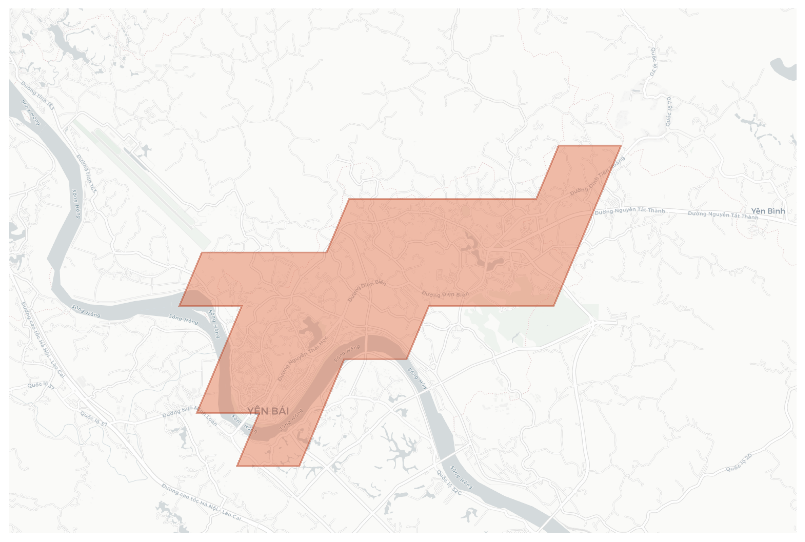 Yên Bái geographic map