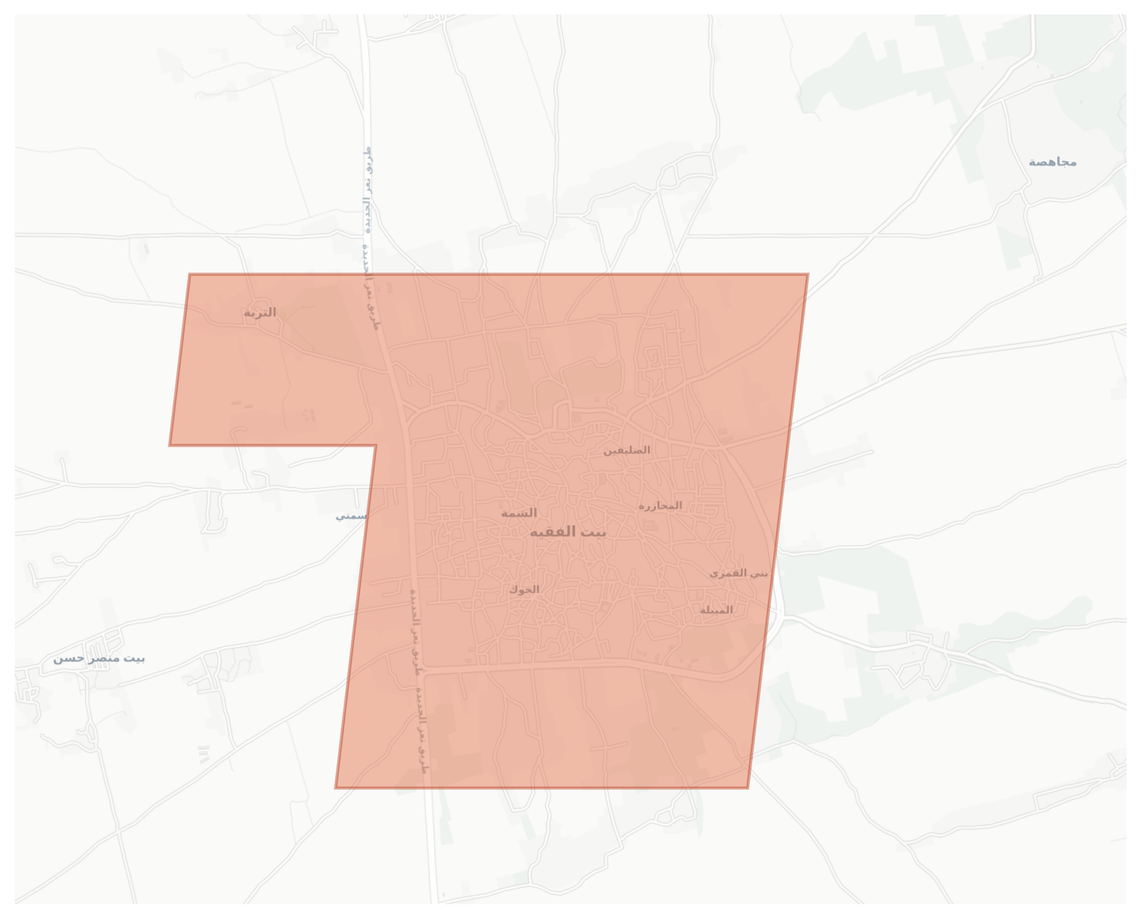 Bayt al Faqih geographic map