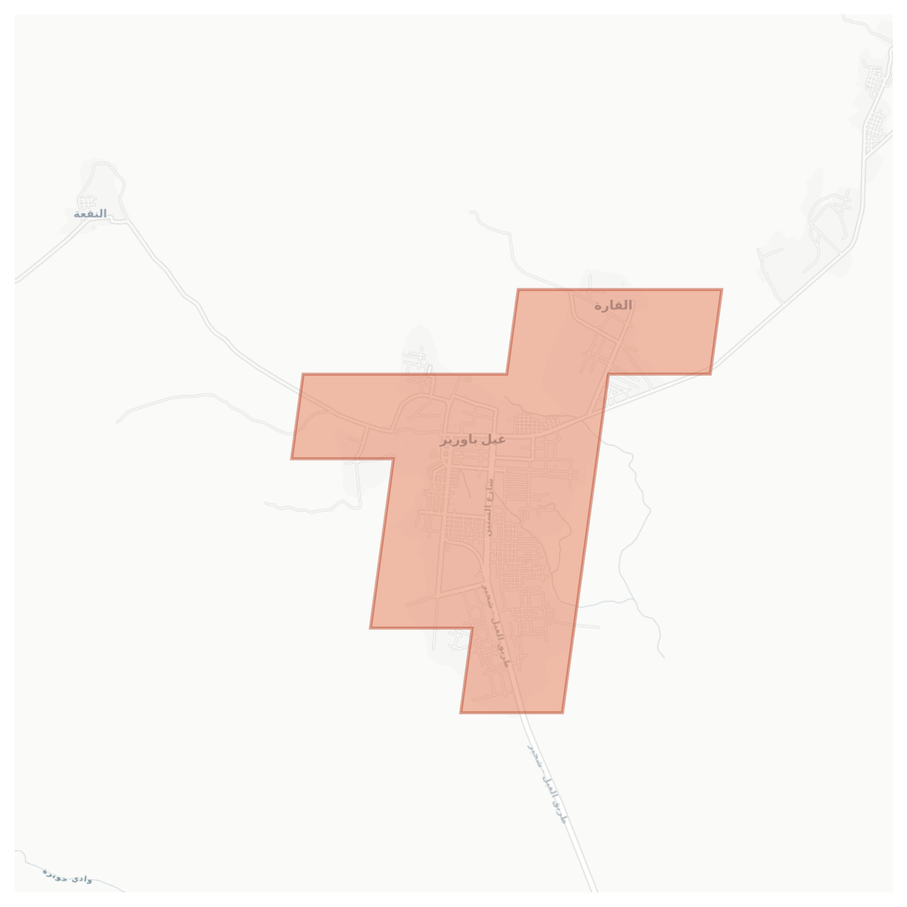 Ghayl Ba Wazir geographic map