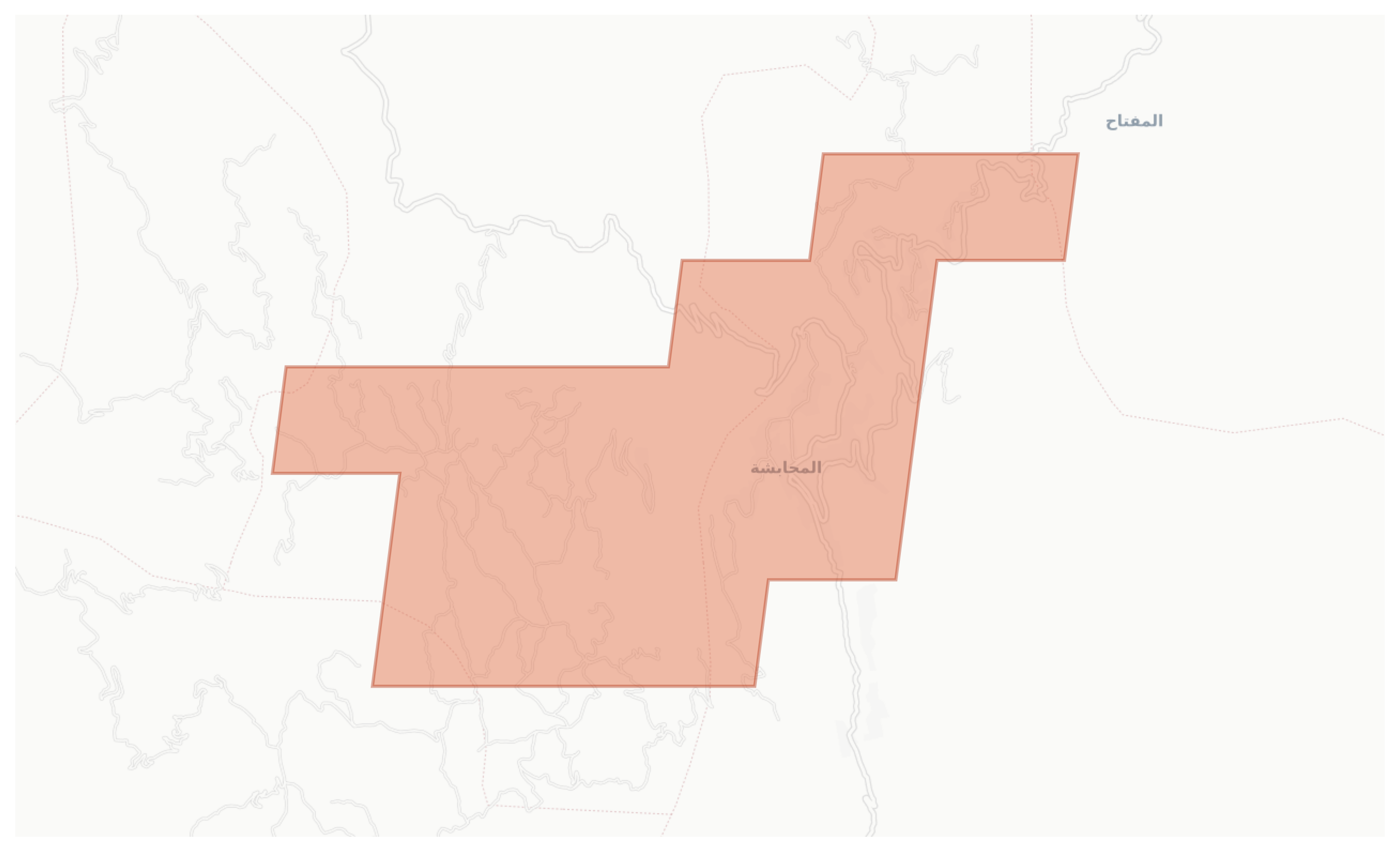 Al Mahabishah geographic map