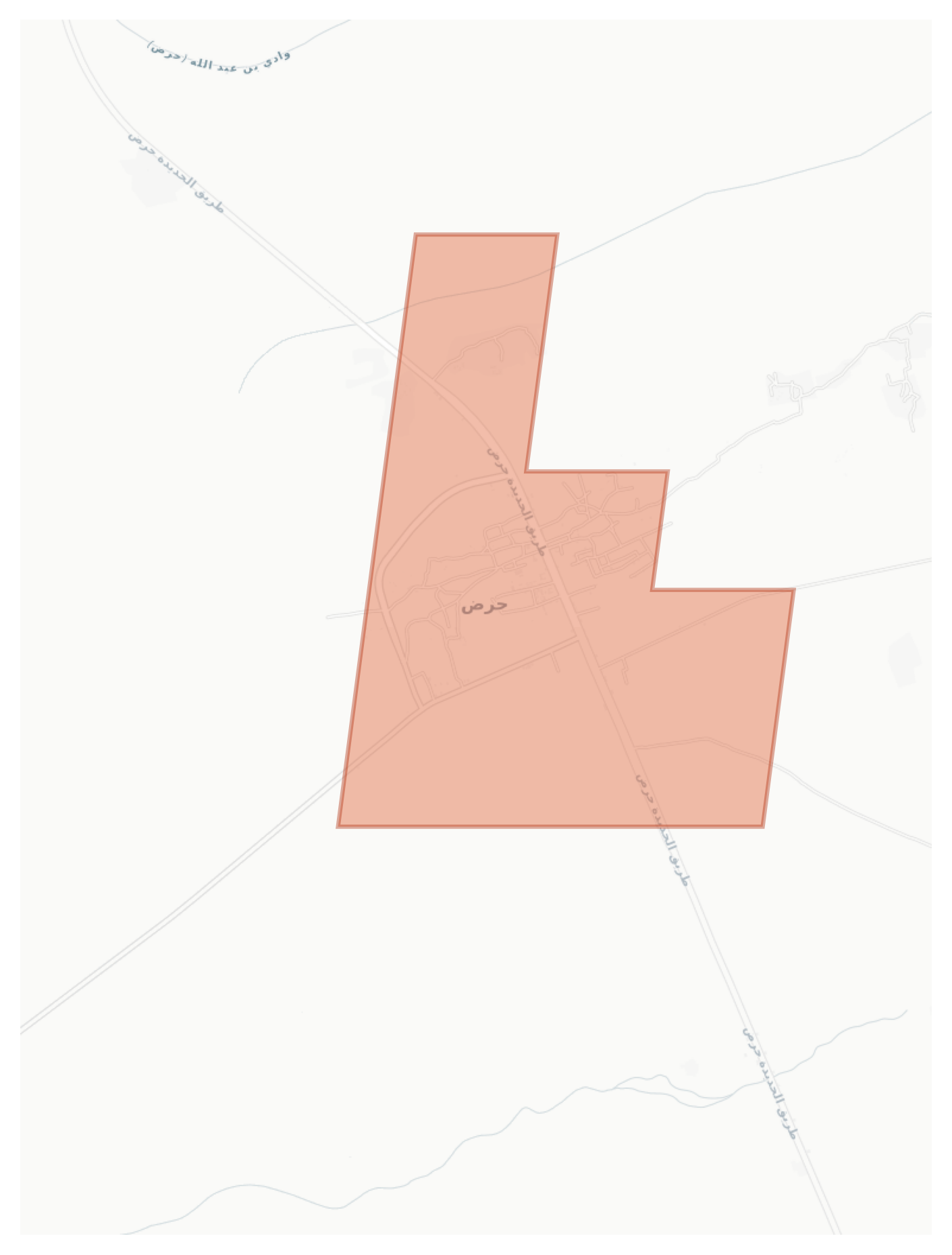 Harad geographic map