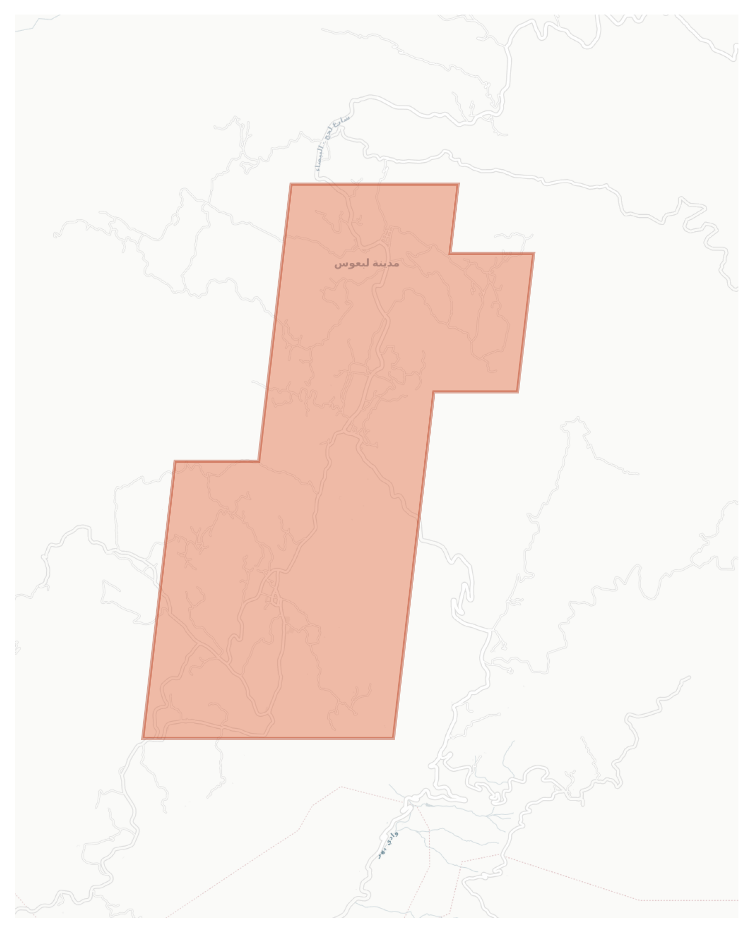 Madinat Lab'ūs geographic map