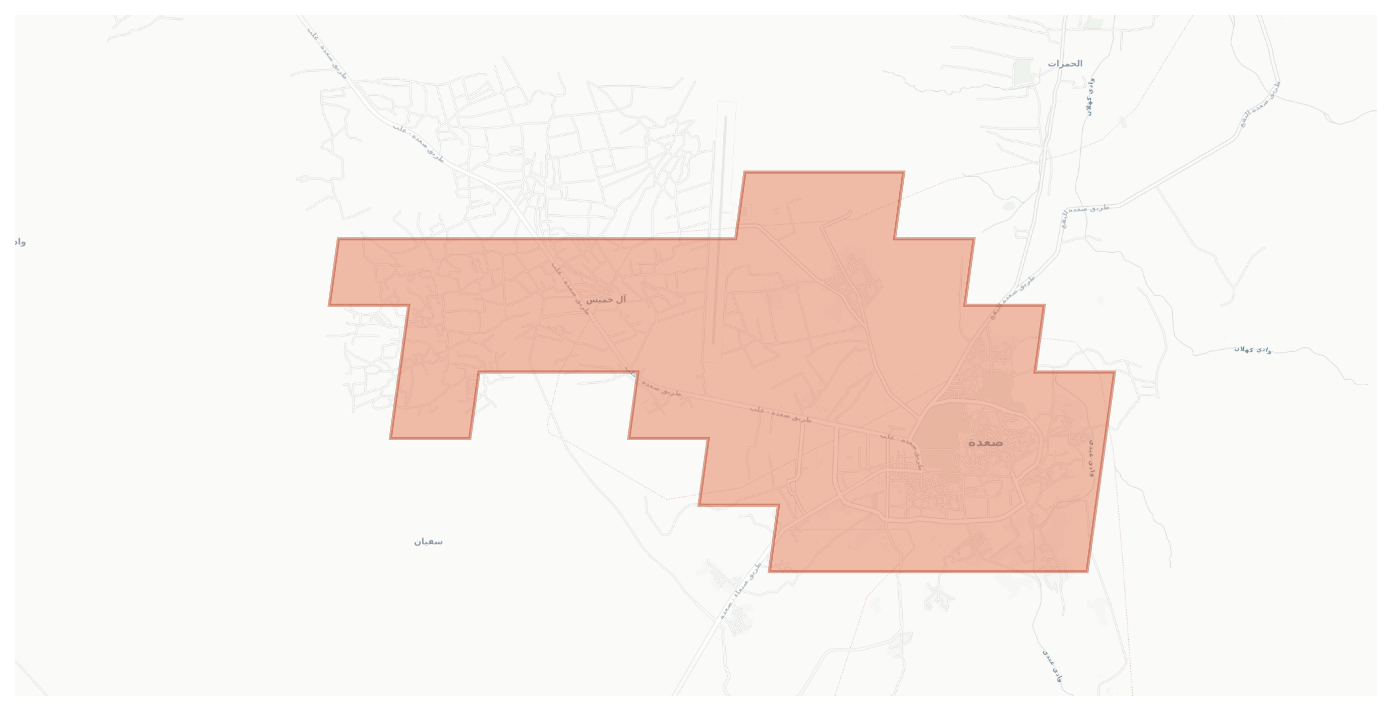 Sa`dah geographic map