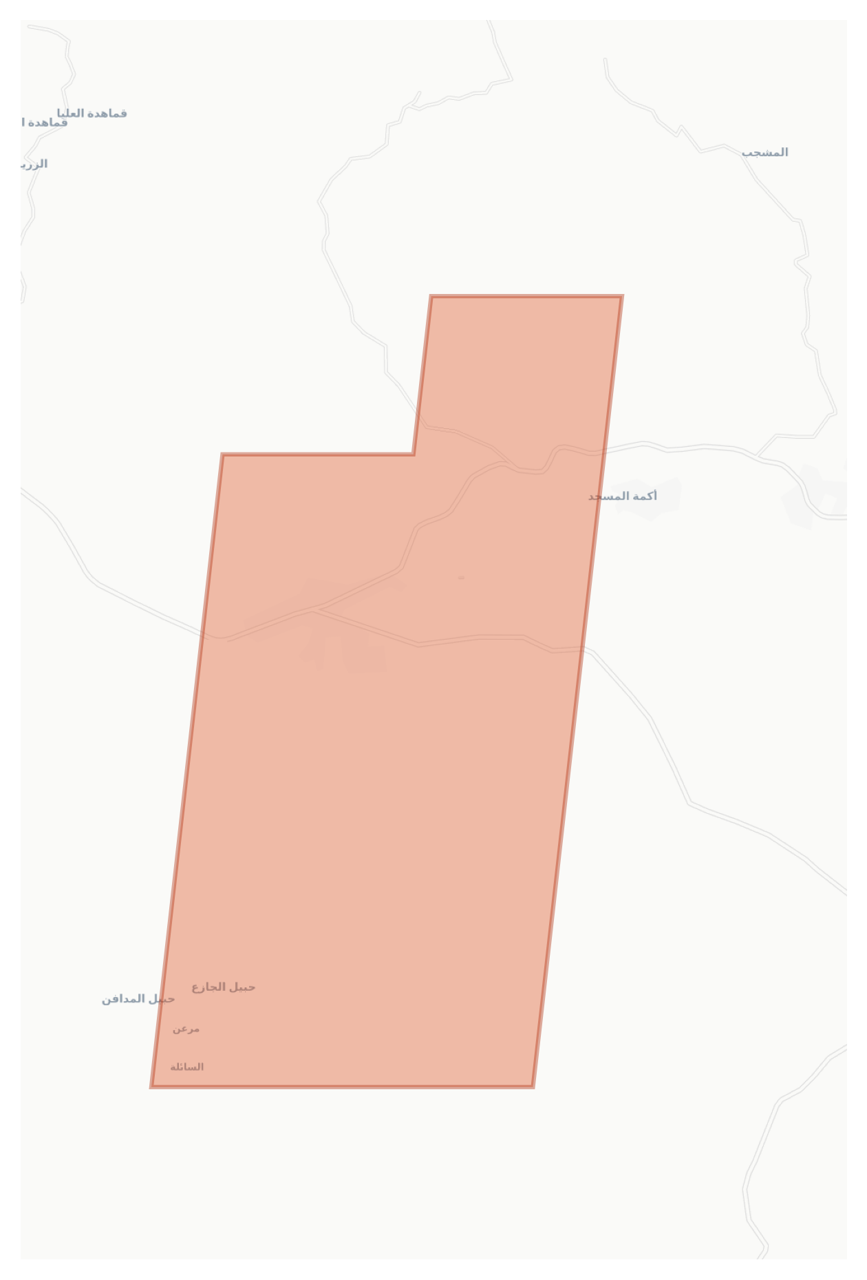 Habil al Jazi` geographic map