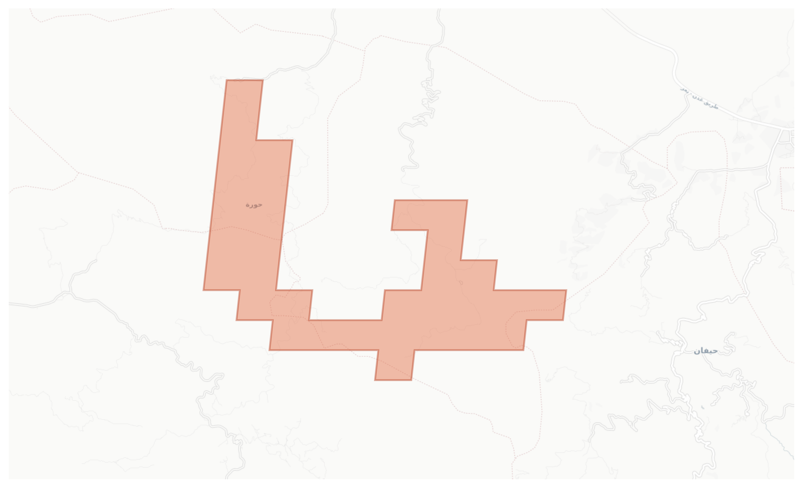 Hawrah geographic map