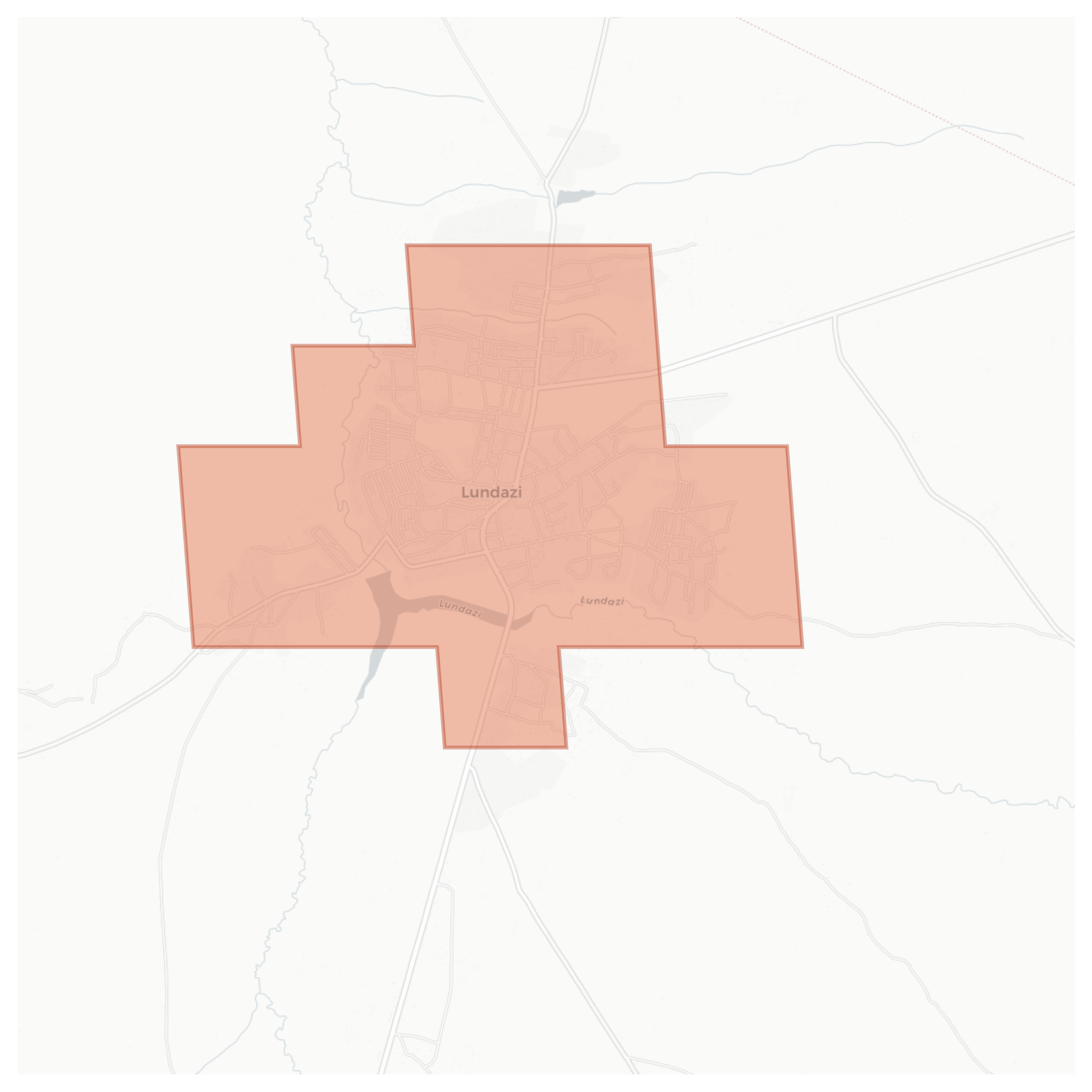 Lundazi geographic map