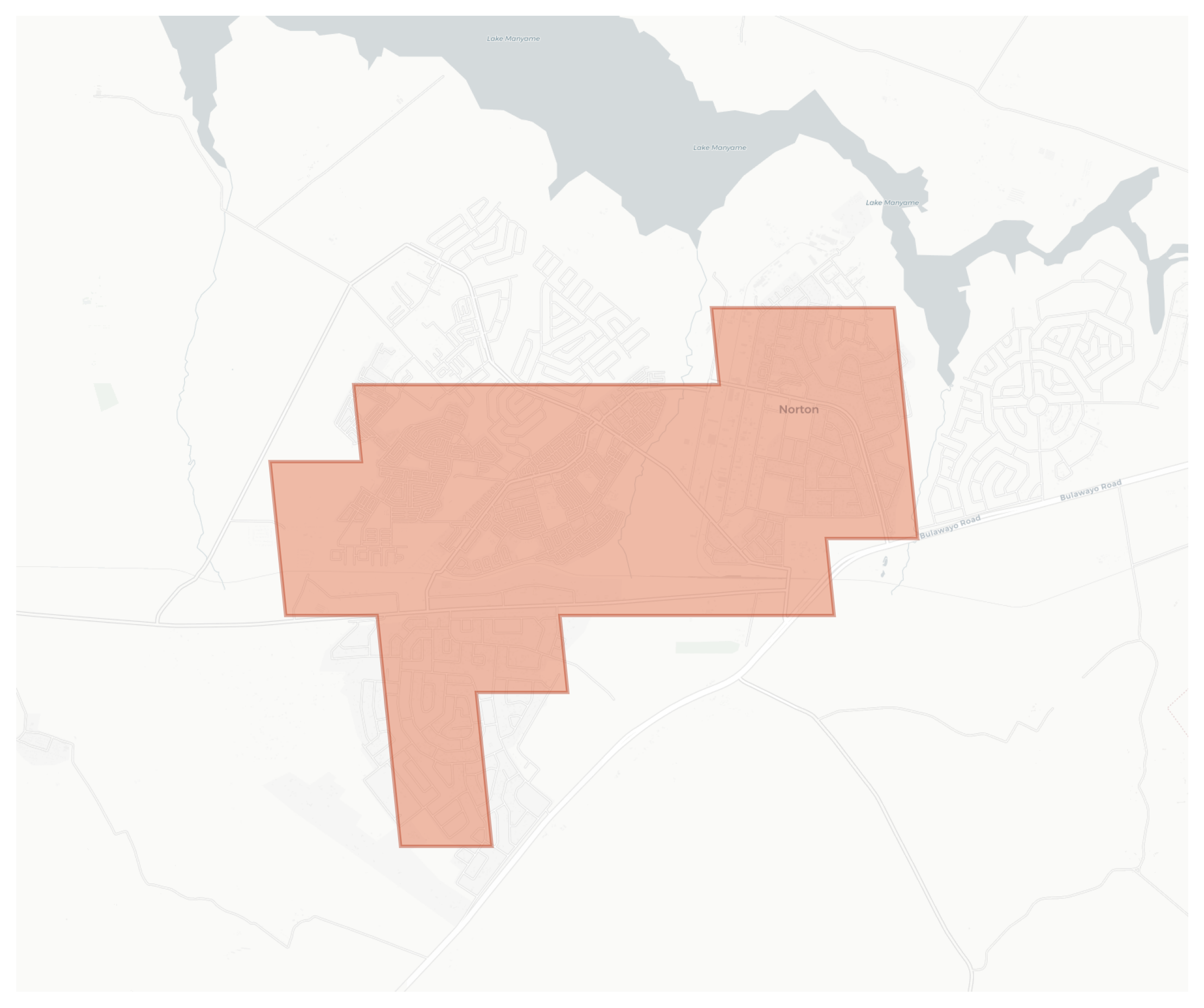 Norton geographic map
