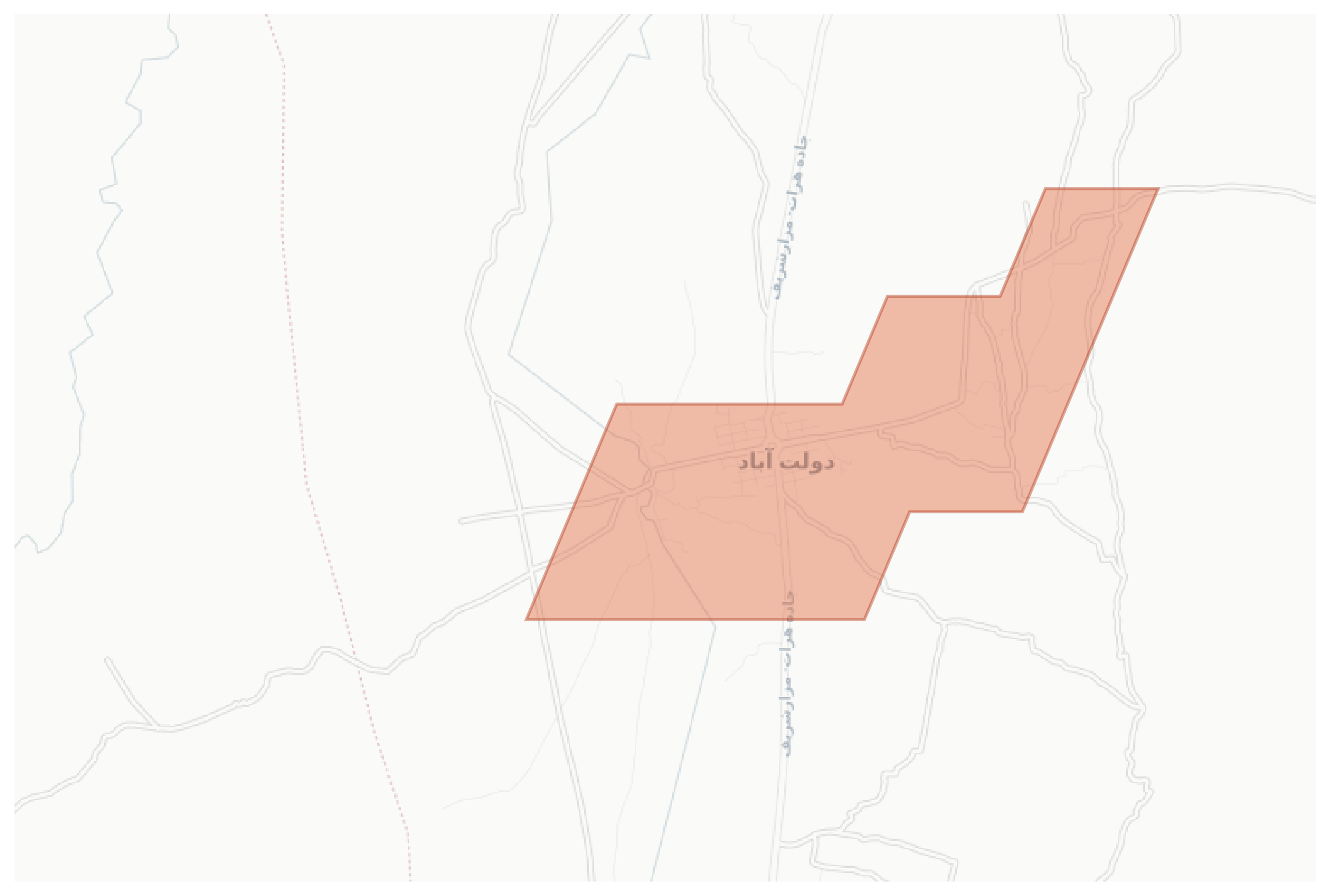 Dowlatabad geographic map