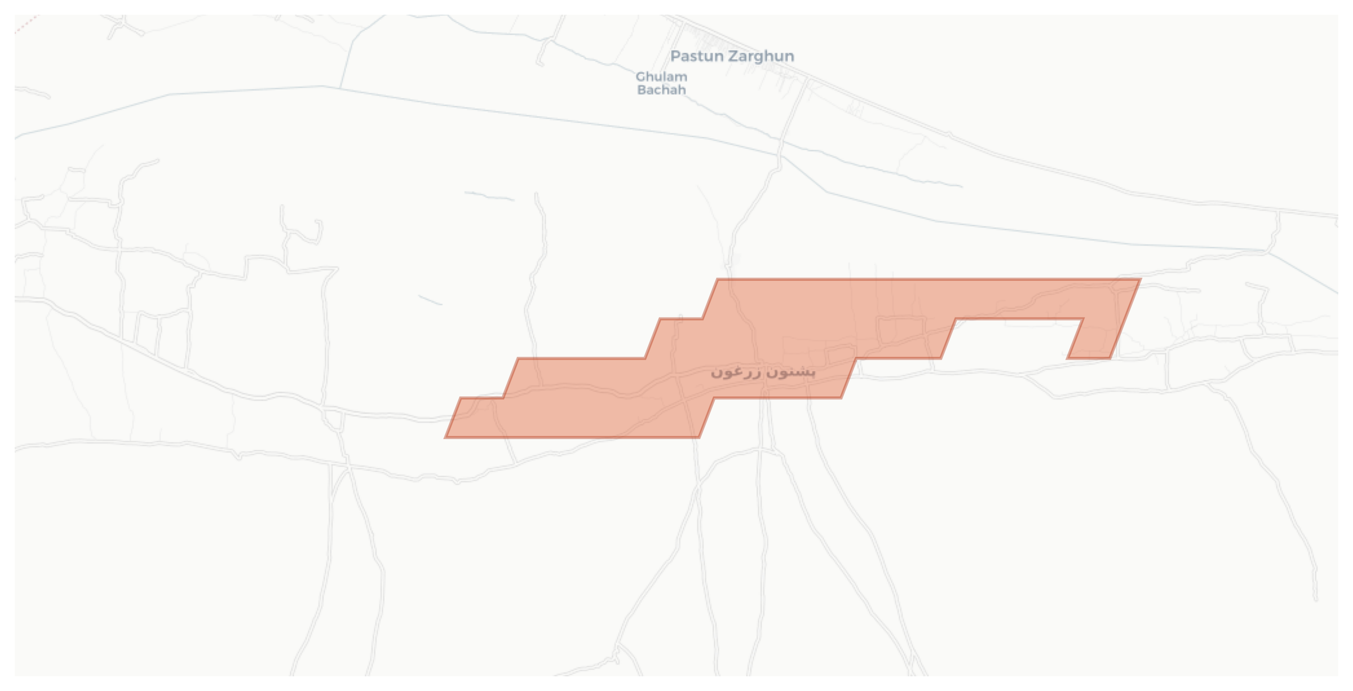 Bandabad geographic map