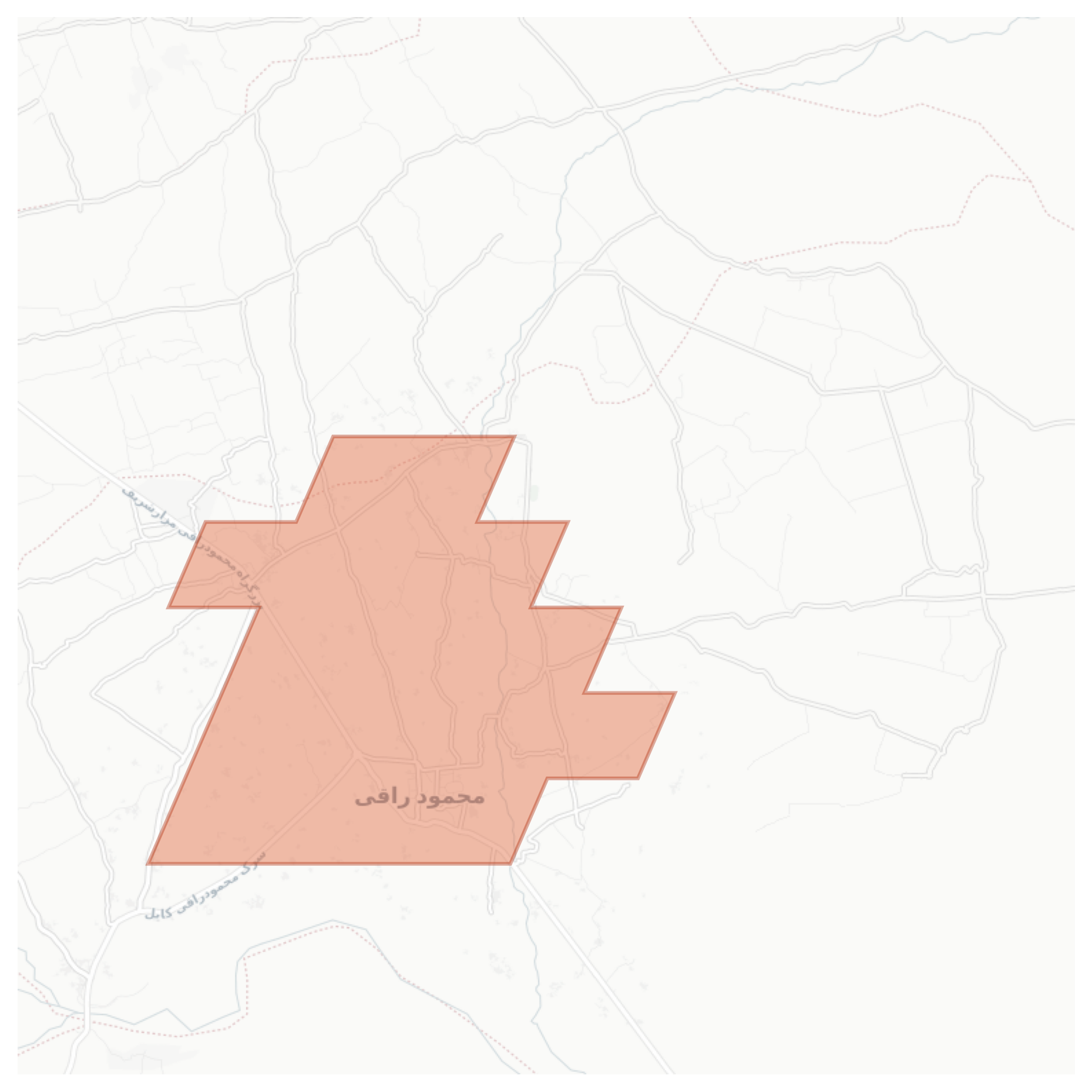 Mahmud-e Raqi geographic map