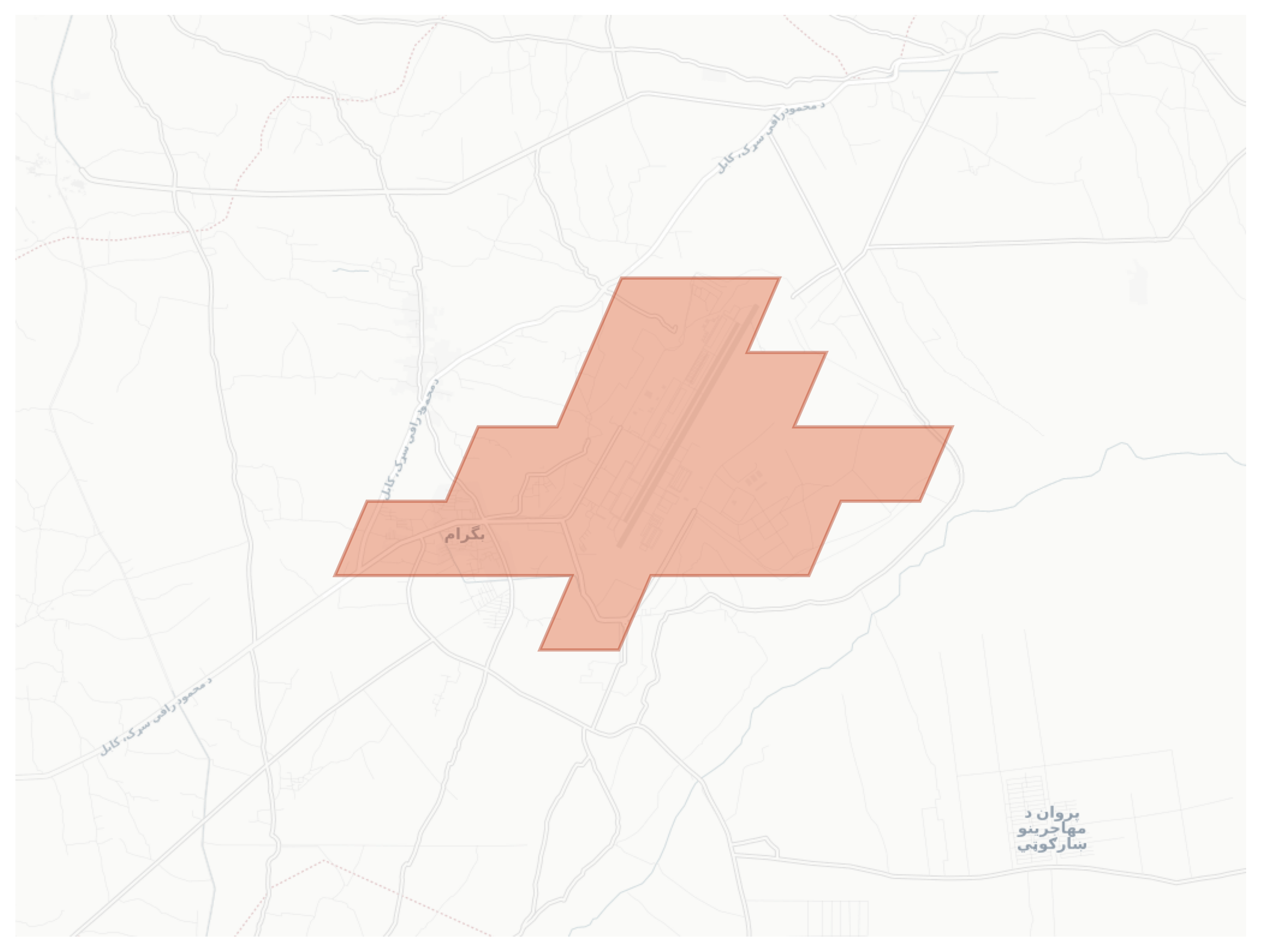 Bagram geographic map
