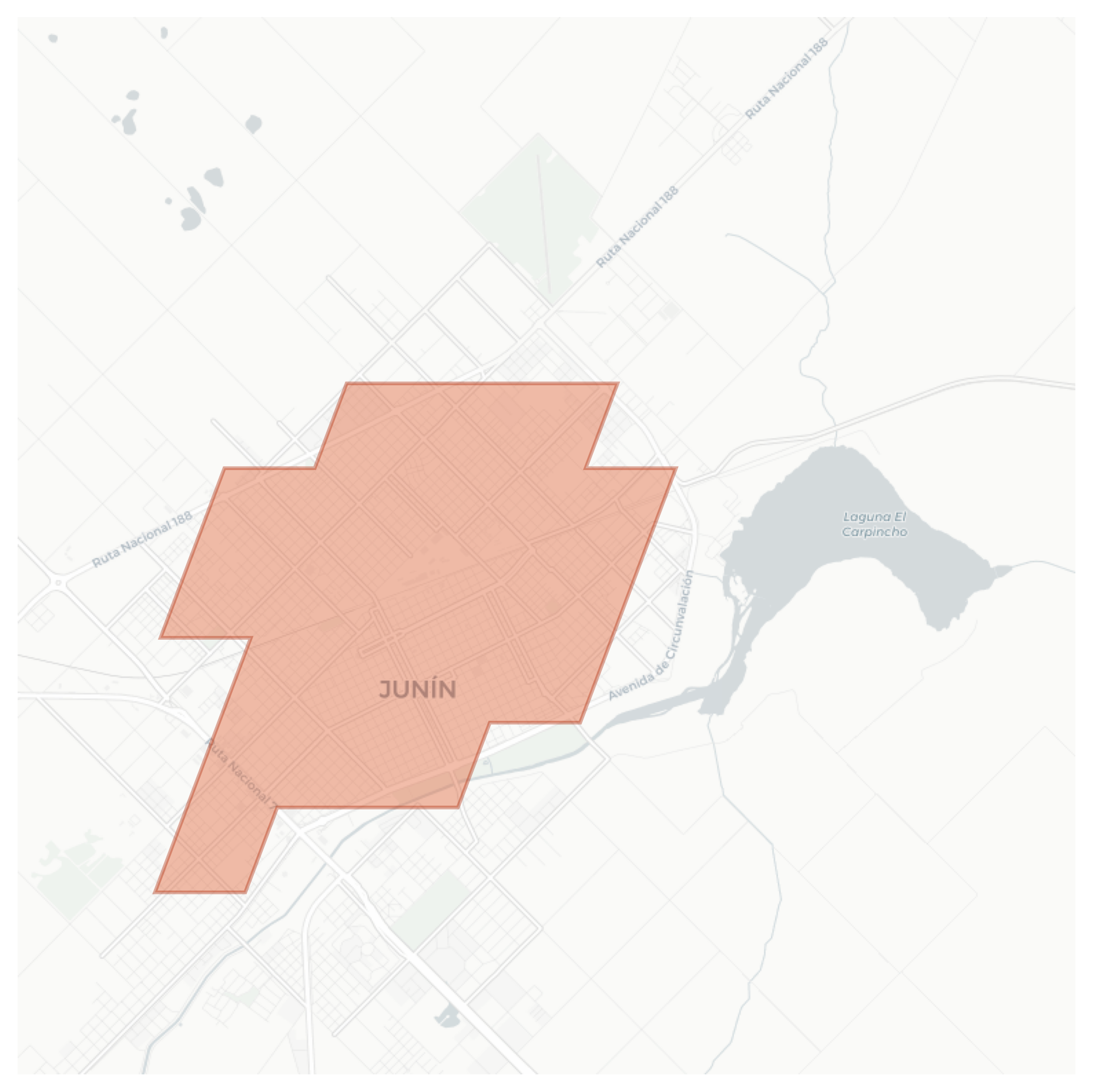 Junín geographic map