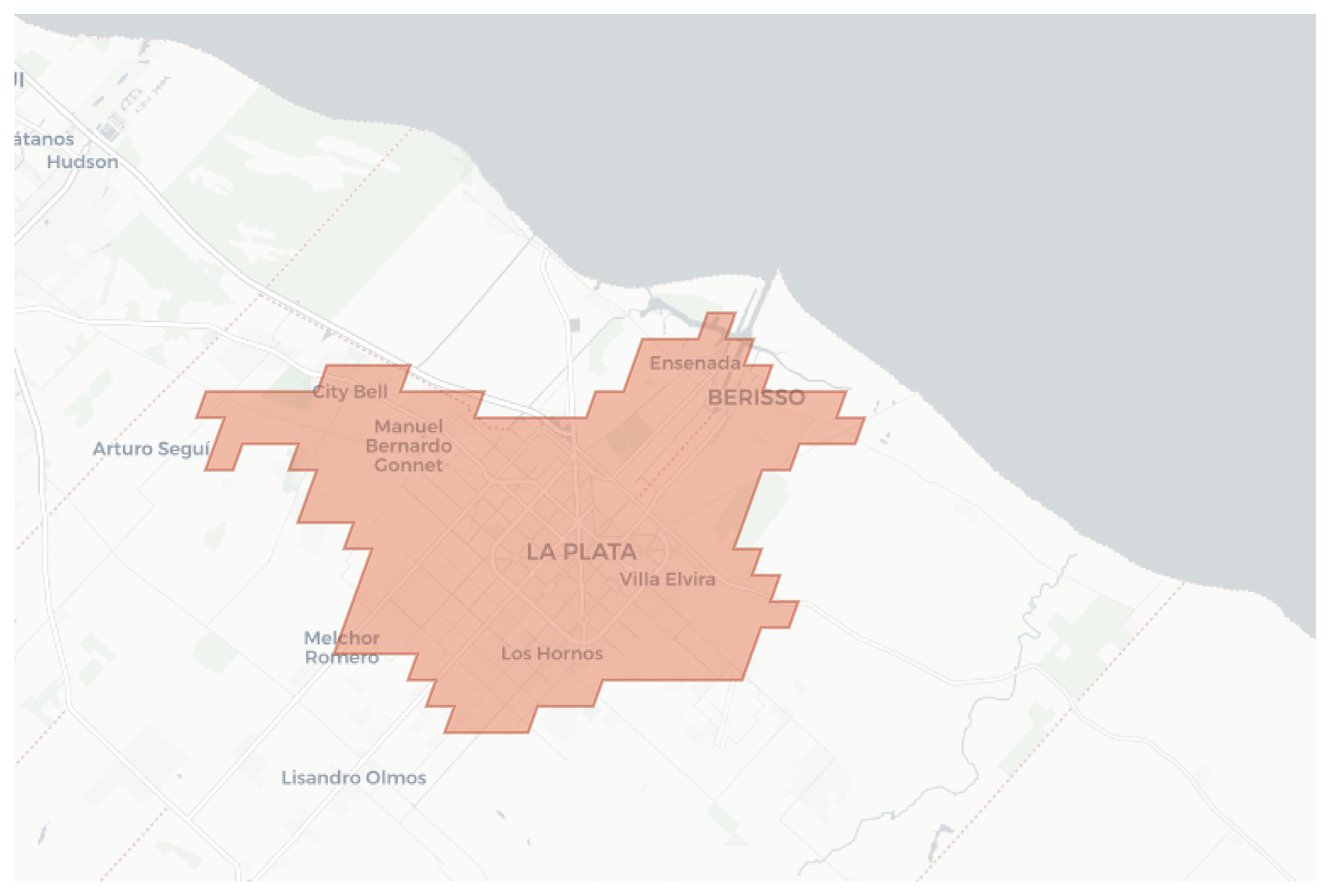 La Plata geographic map