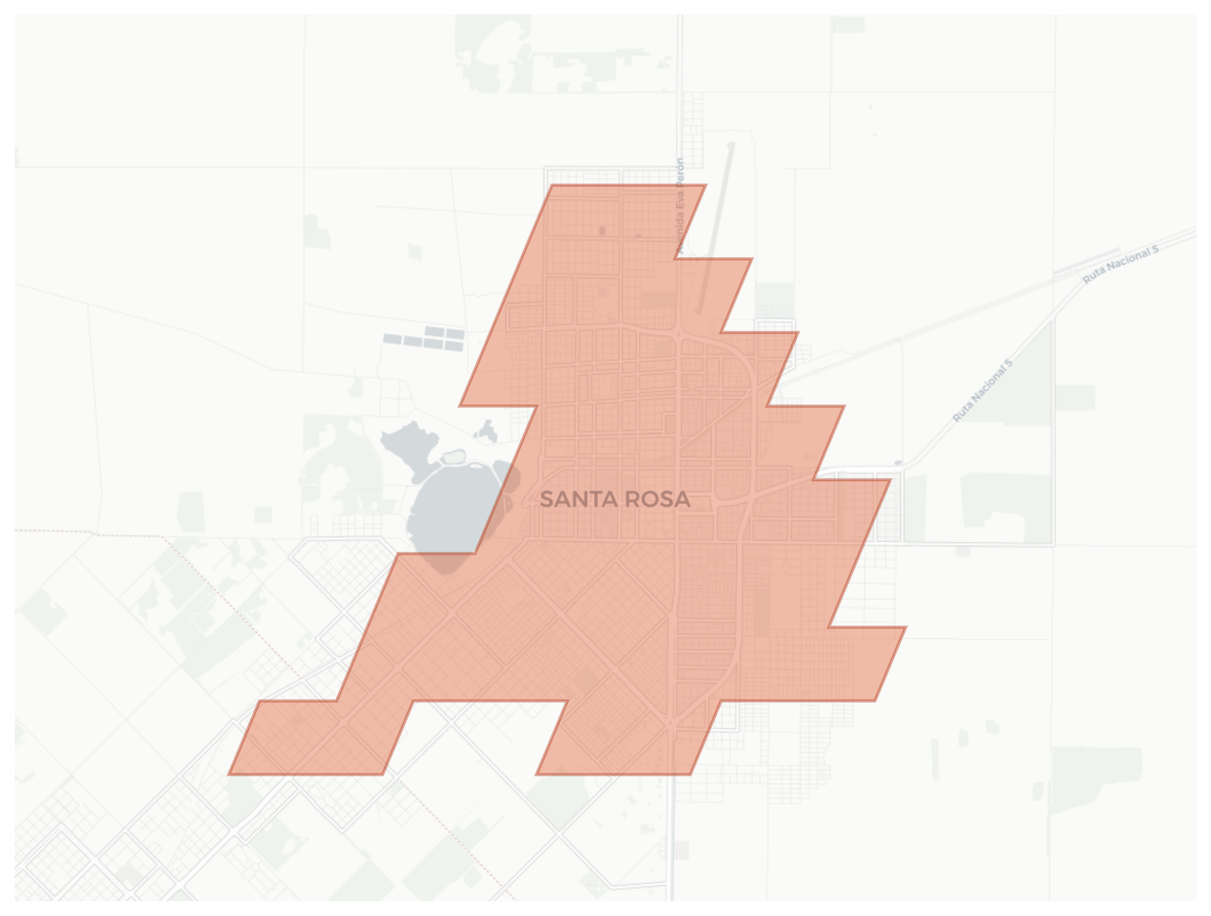 Santa Rosa geographic map