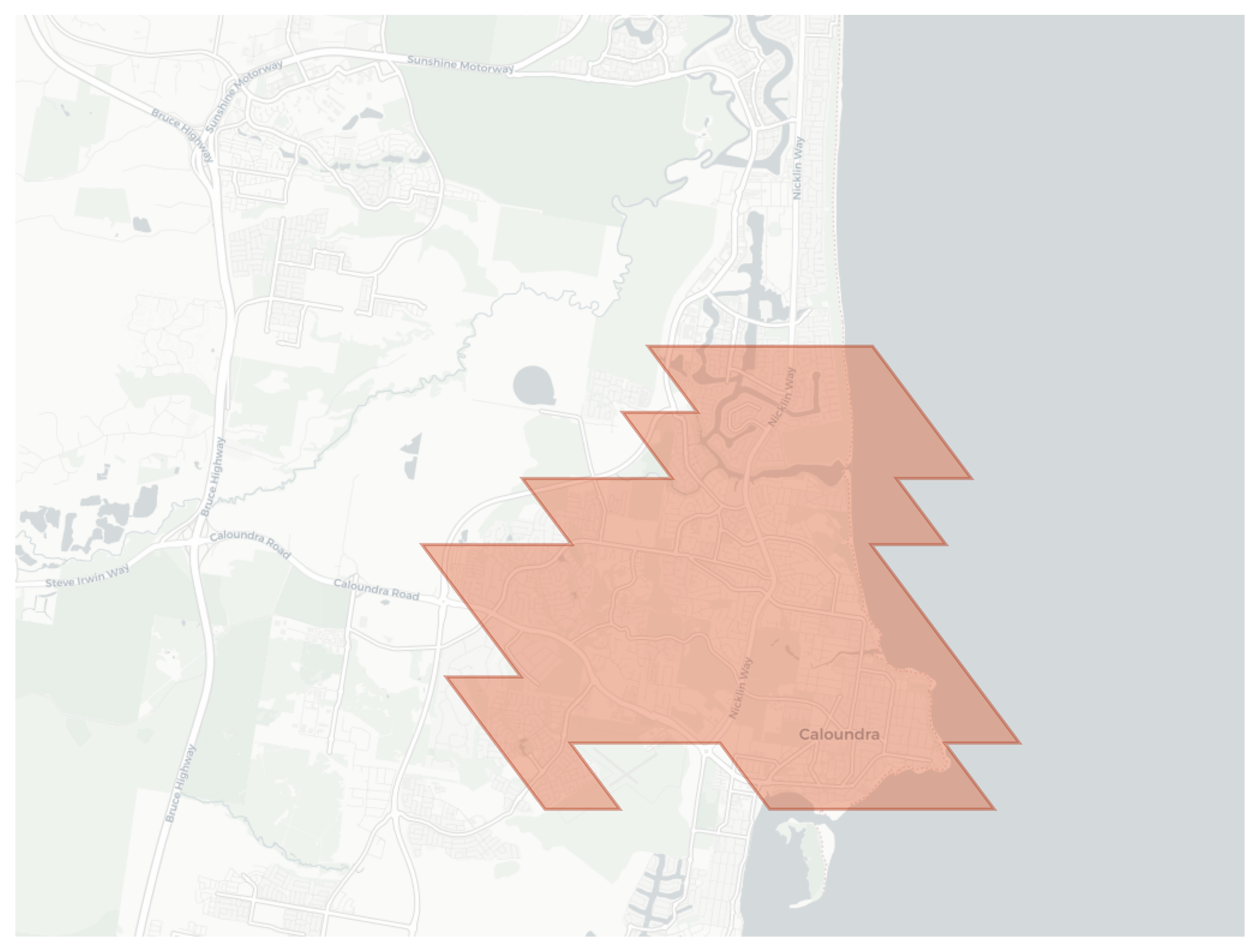 Caloundra geographic map