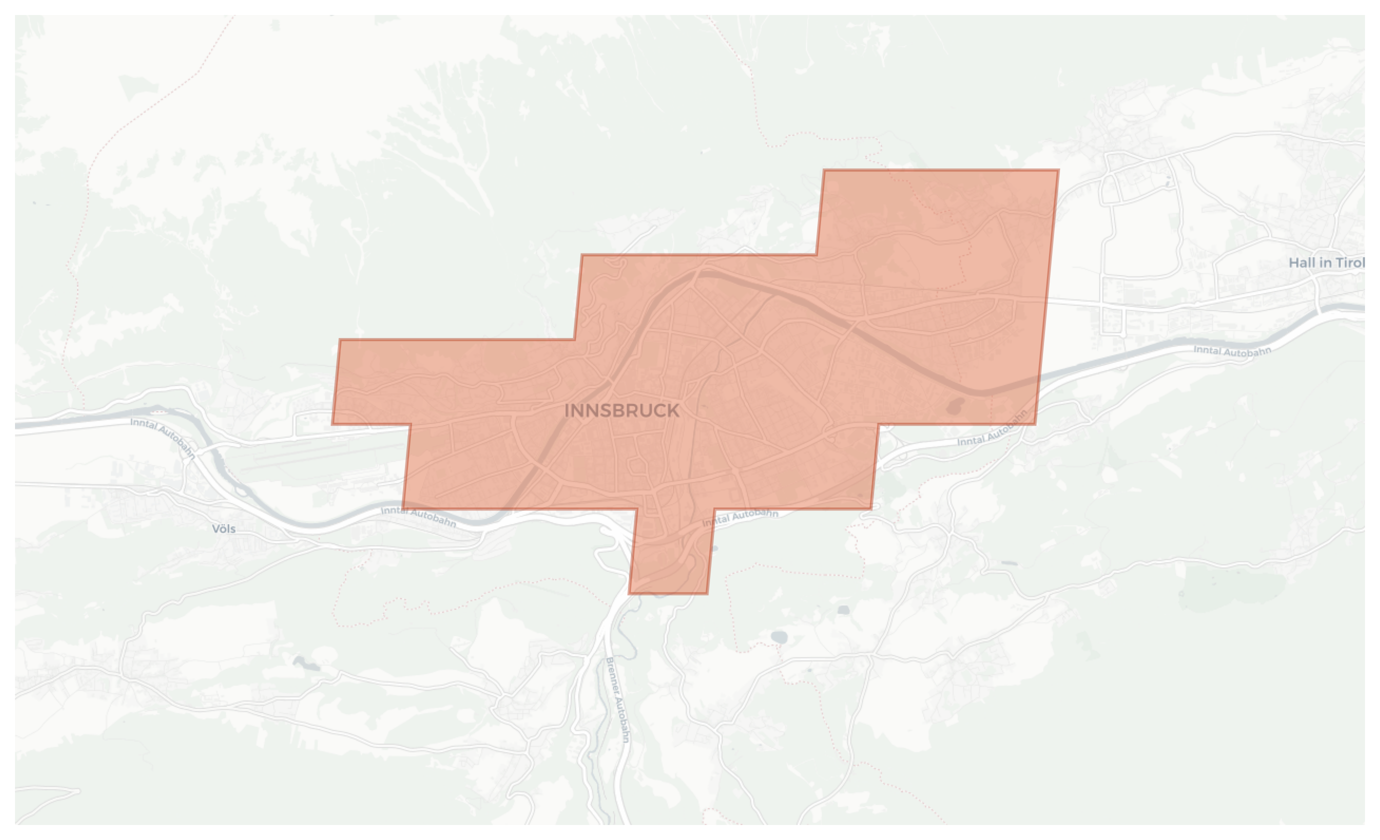Innsbruck geographic map