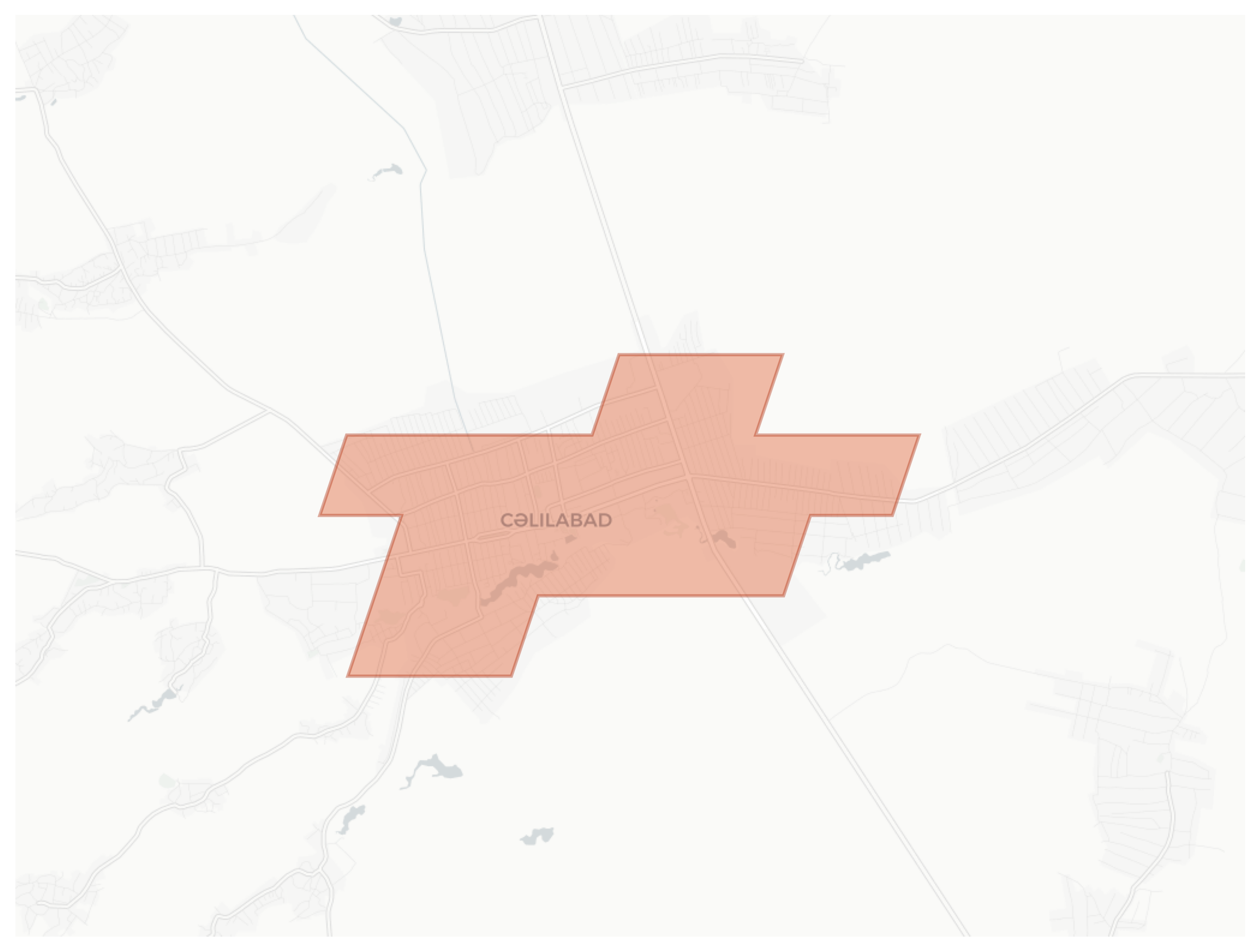 Cəlilabad geographic map