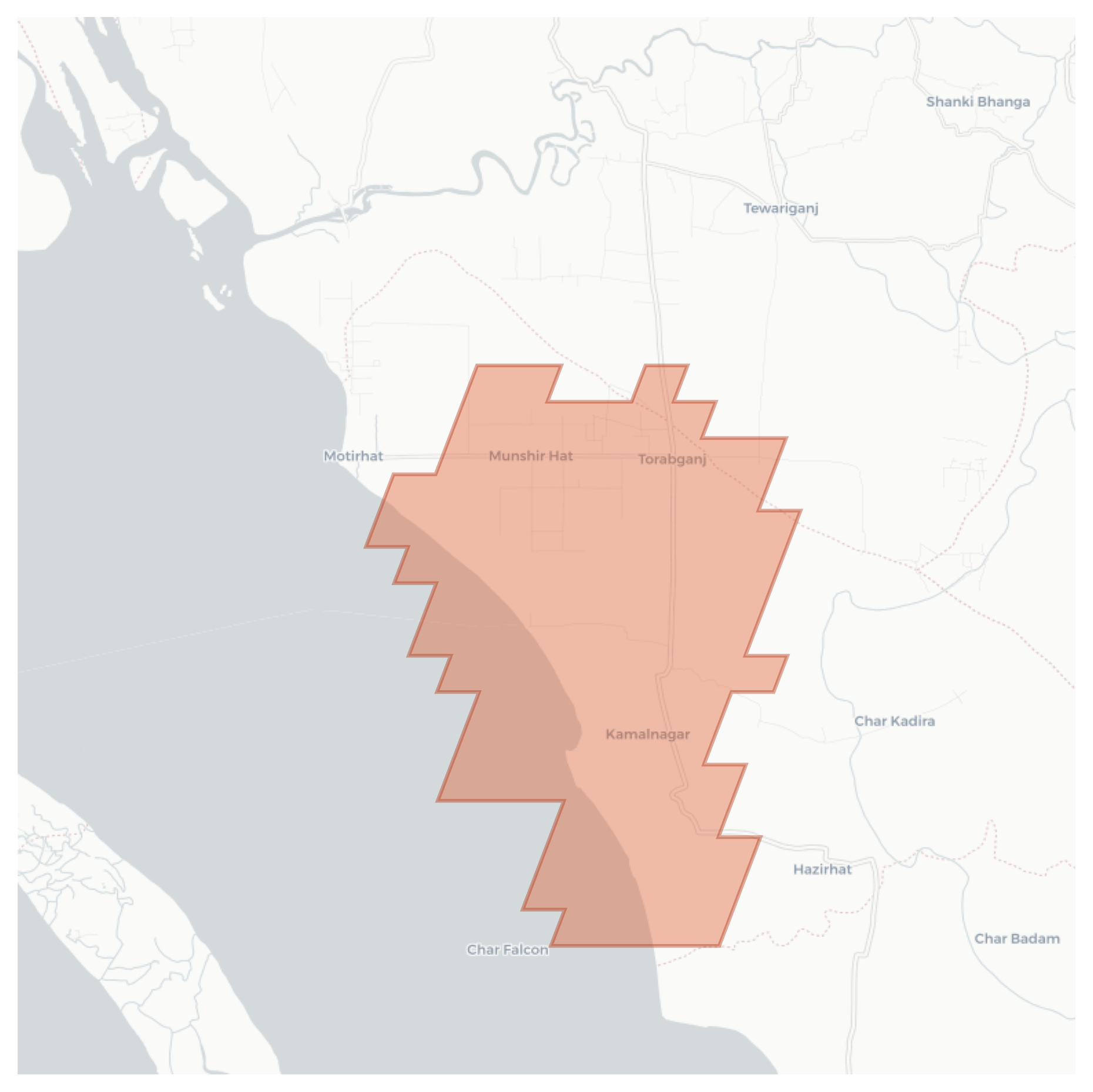 Munshir Hat geographic map