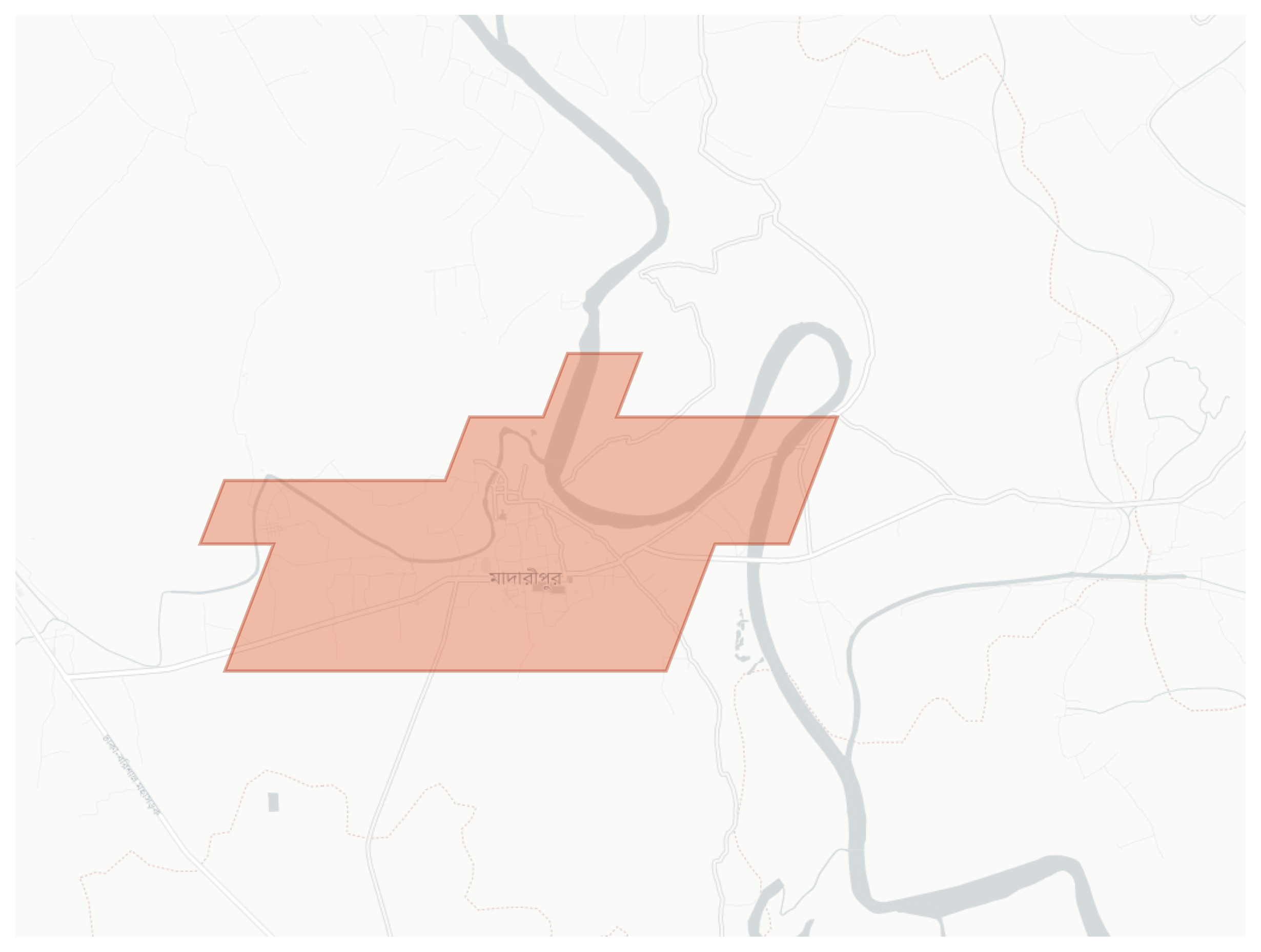 Madaripur geographic map