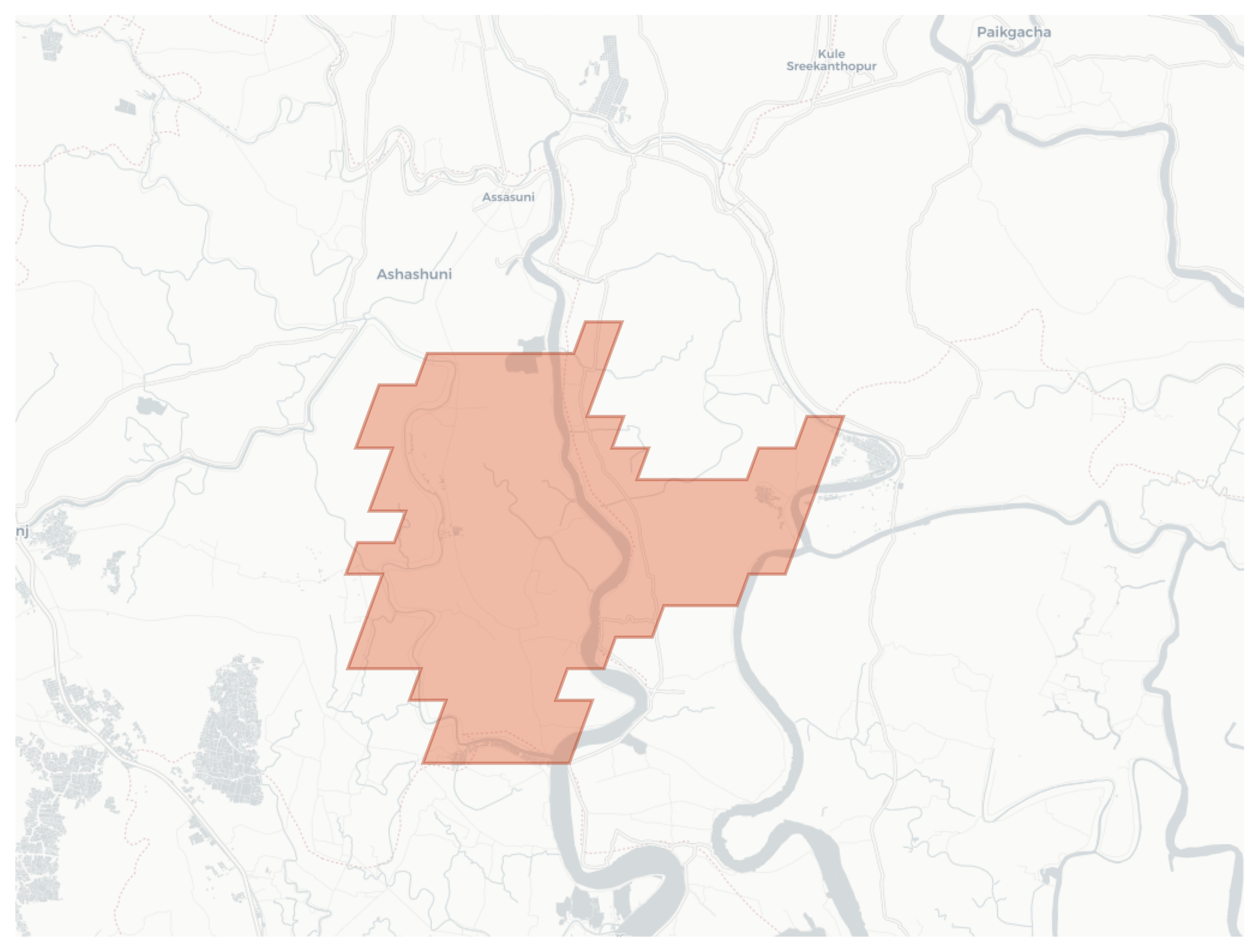 Gazipur geographic map