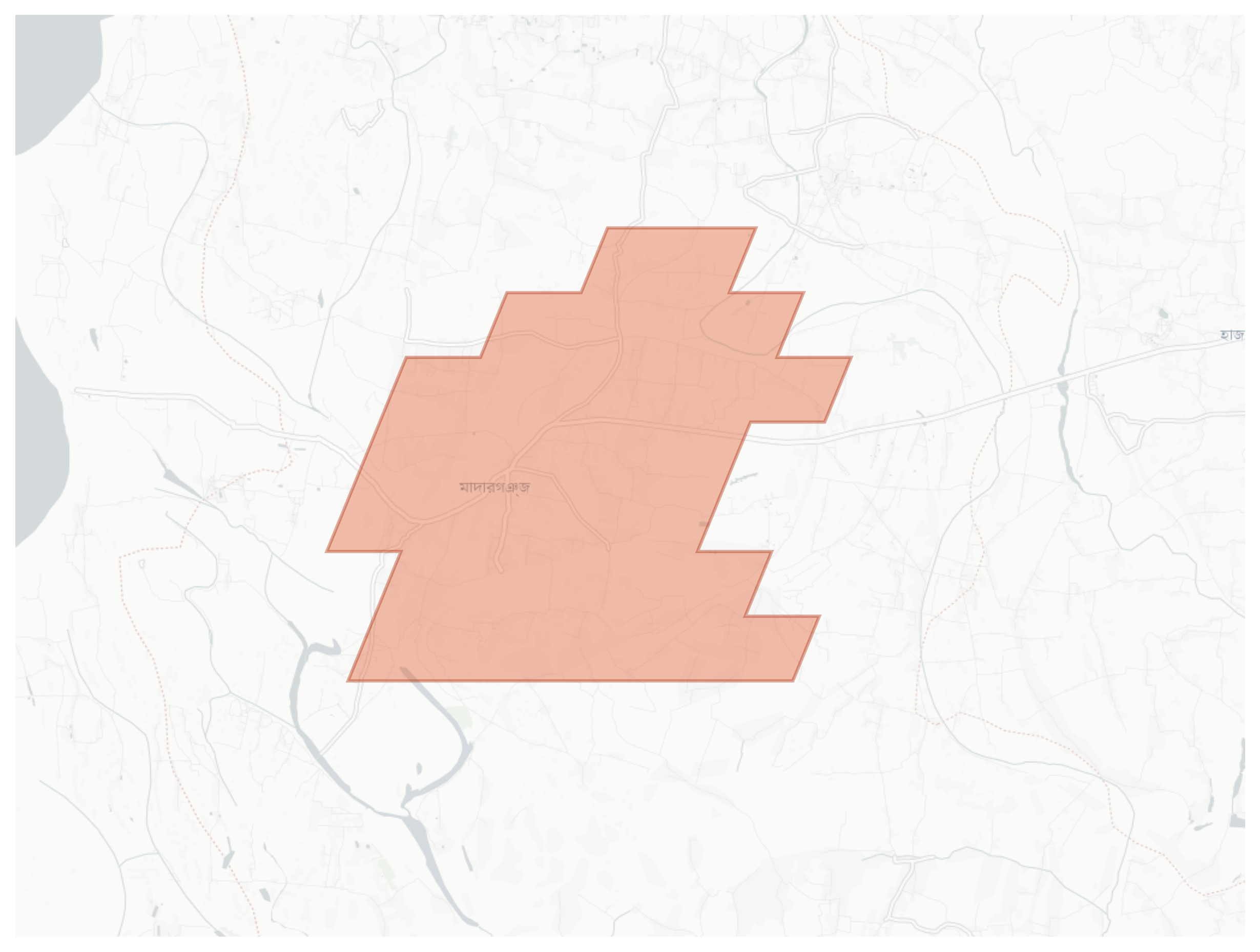Madarganj geographic map