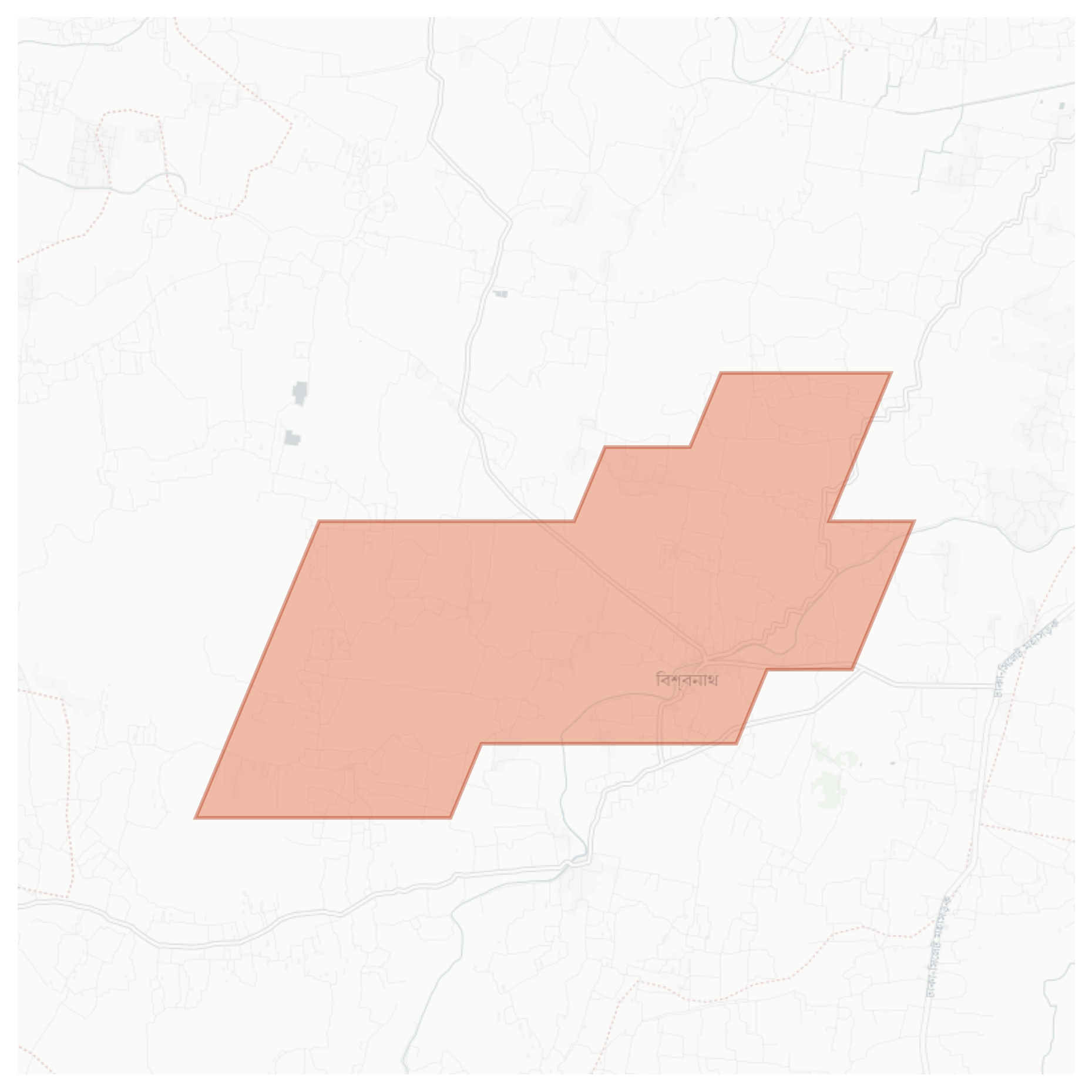বিশ্বনাথ - Biswanath geographic map