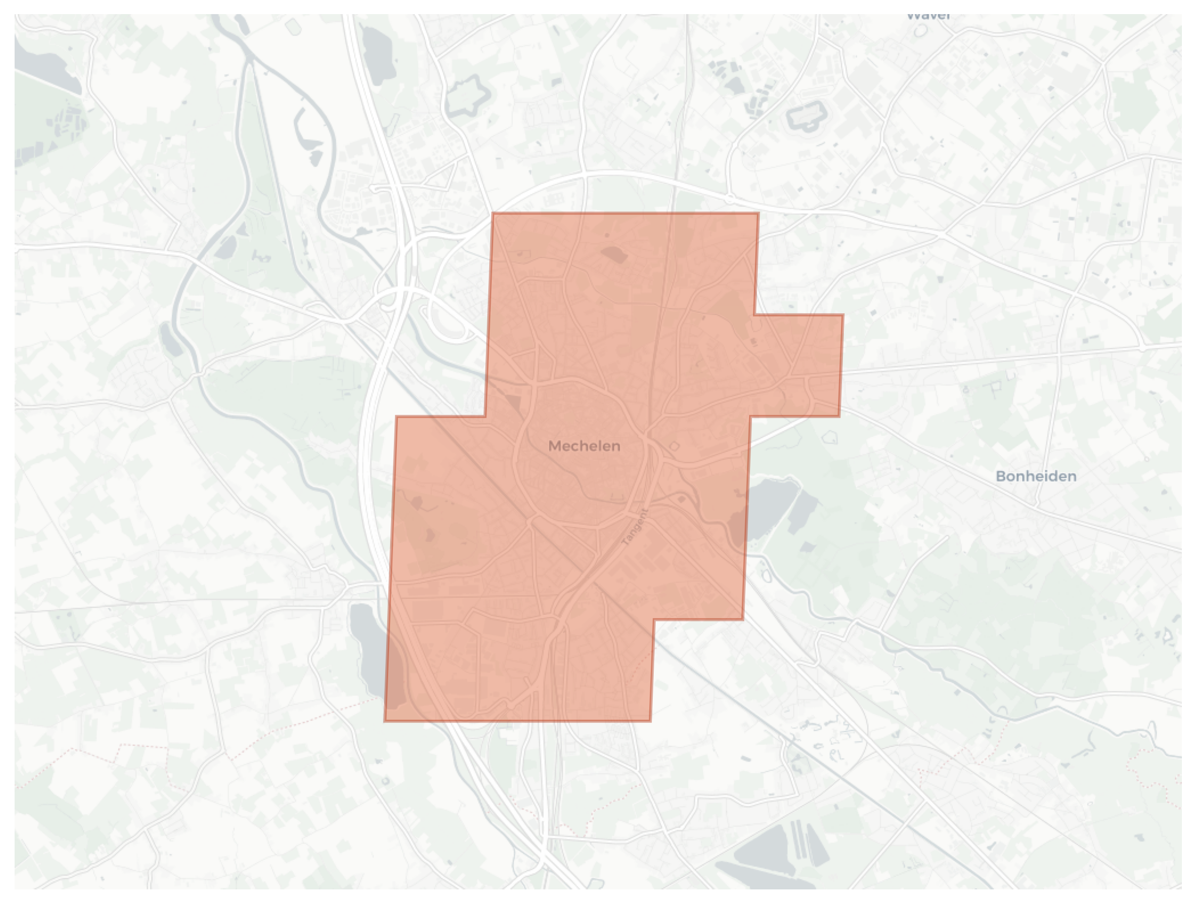 Mechelen geographic map