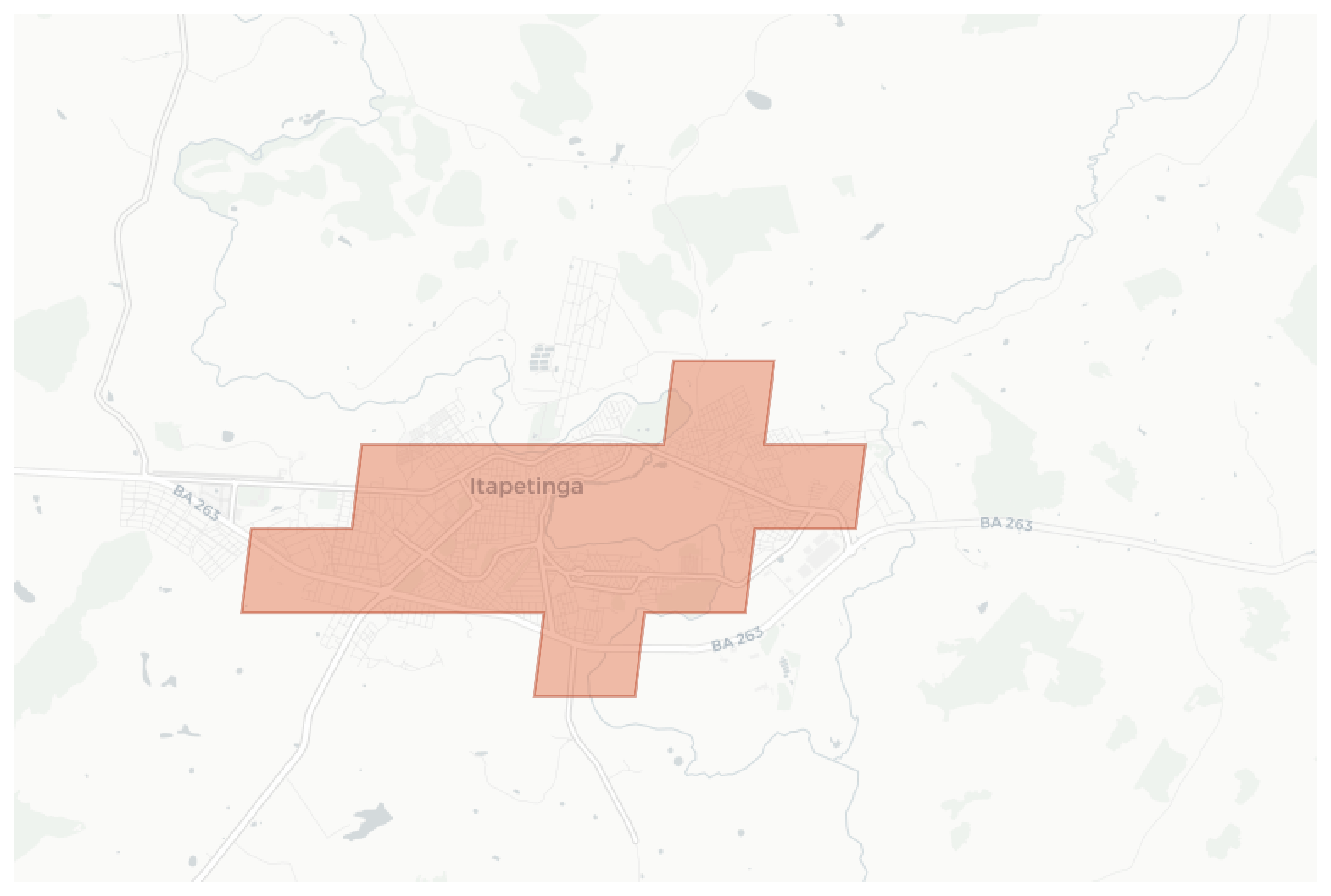 Itapetinga geographic map