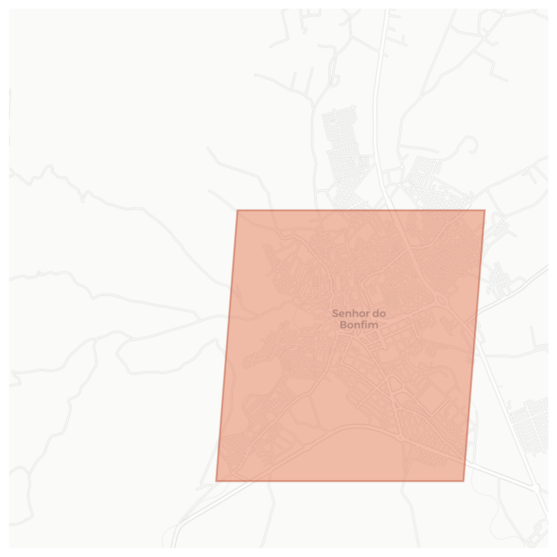 Senhor do Bonfim geographic map