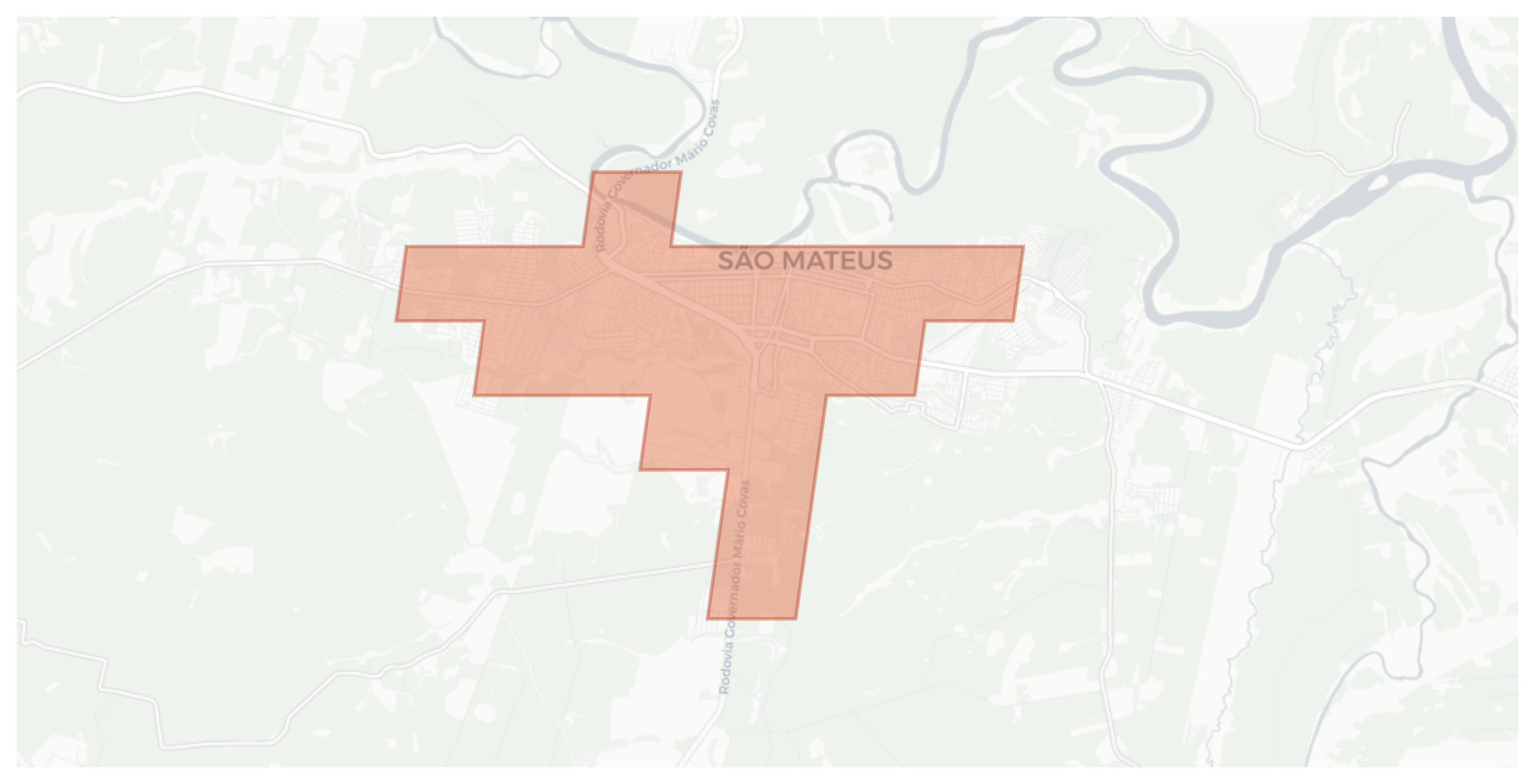 São Mateus geographic map