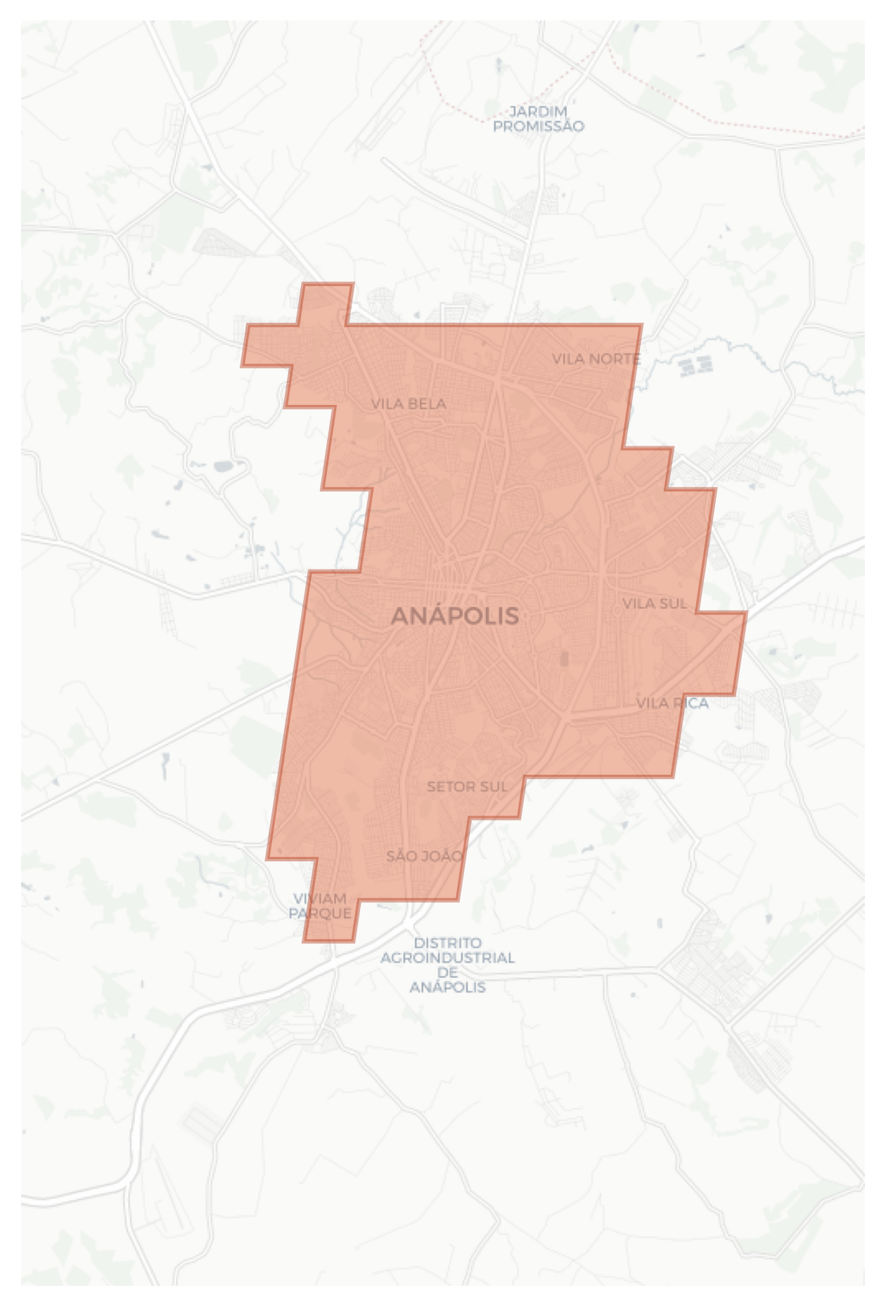 Anápolis geographic map