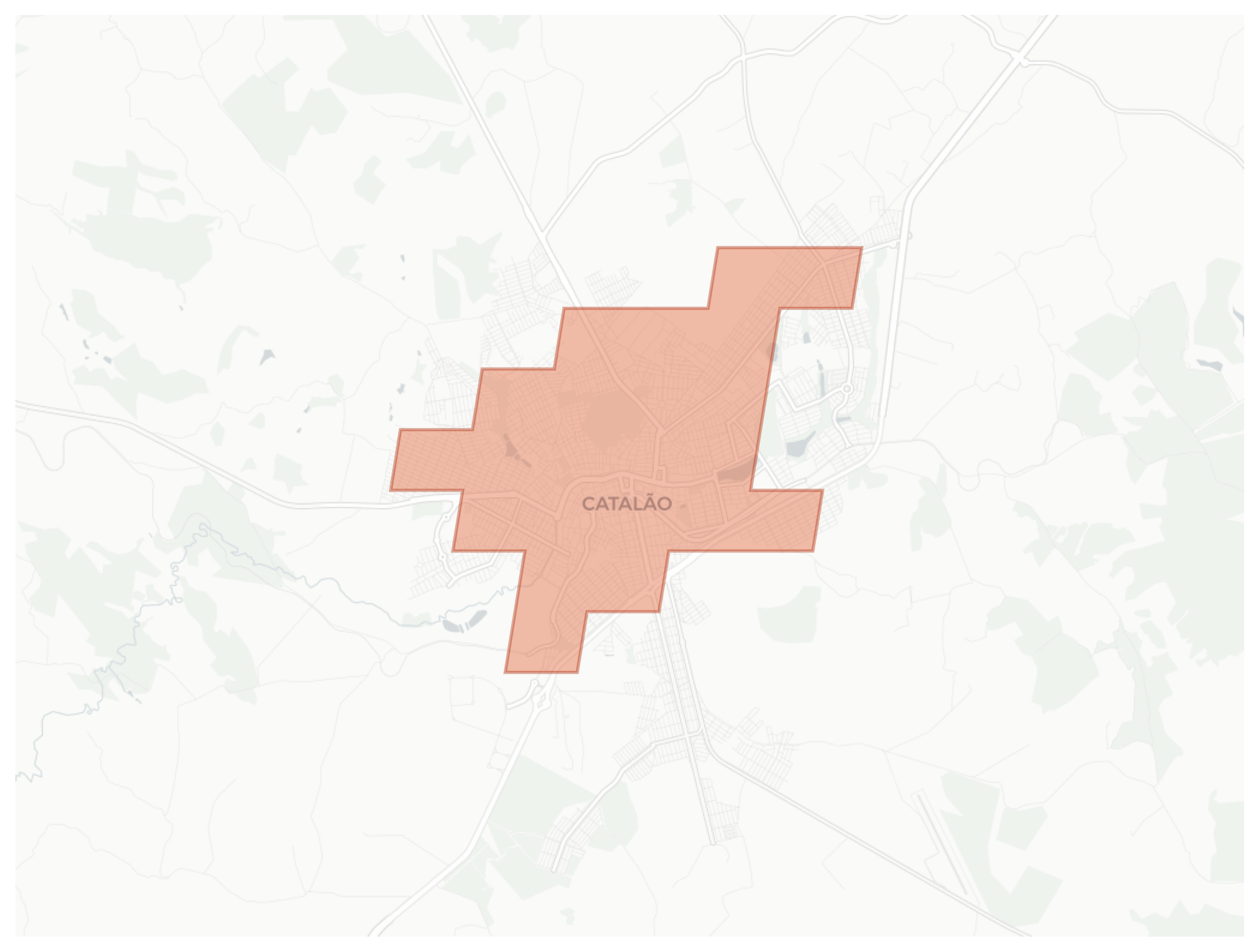 Catalão geographic map