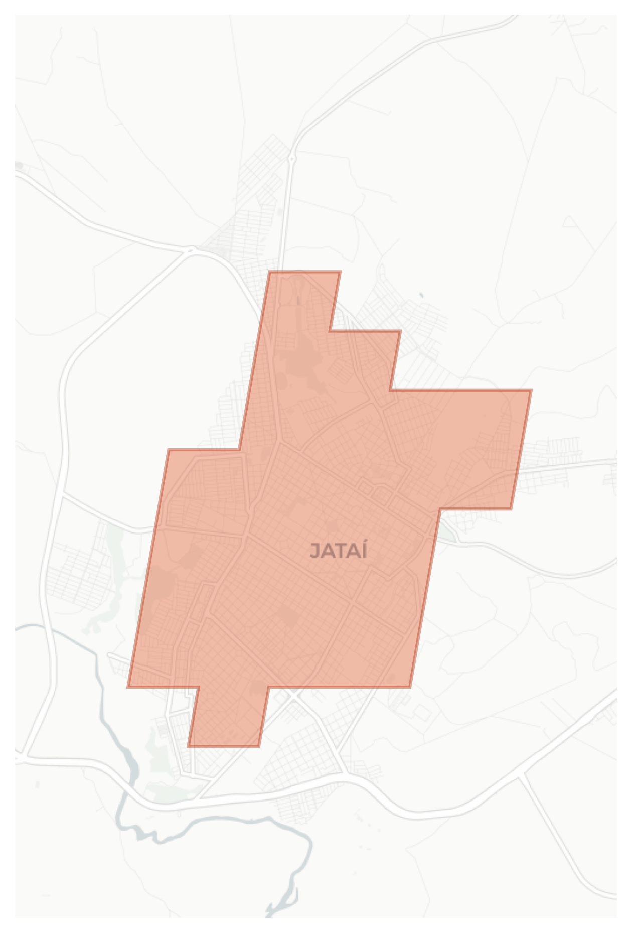 Jataí geographic map