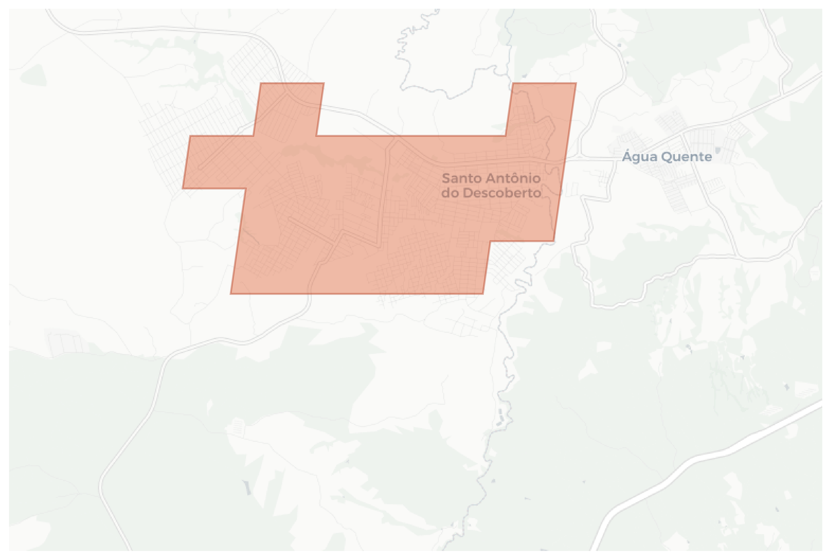 Santo Antônio do Descoberto geographic map