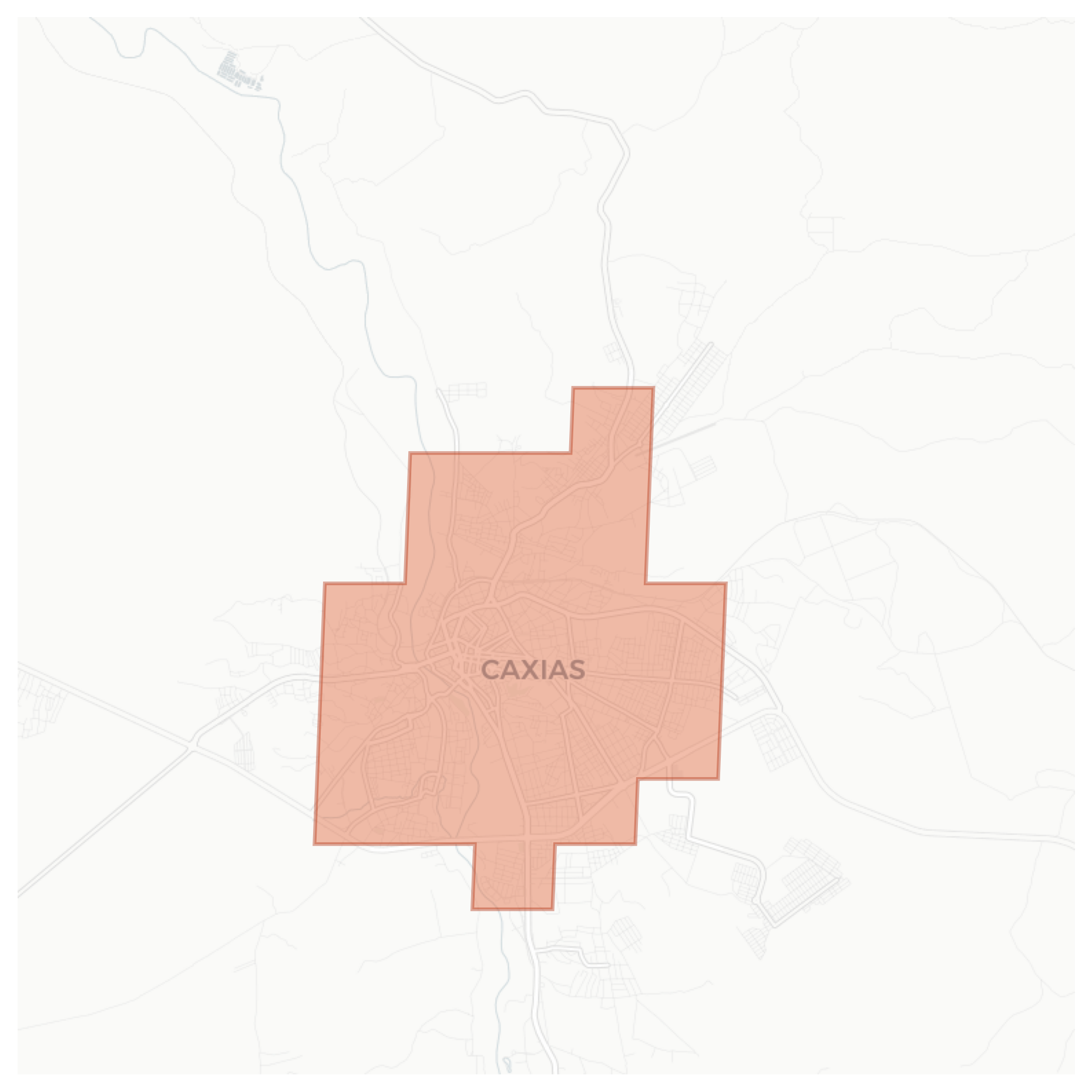 Caxias geographic map
