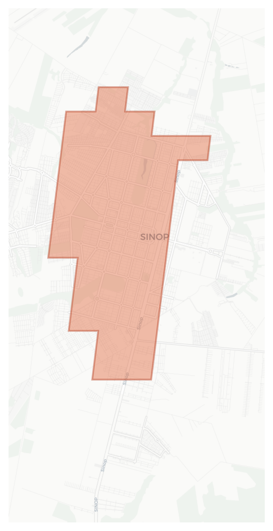Sinop geographic map