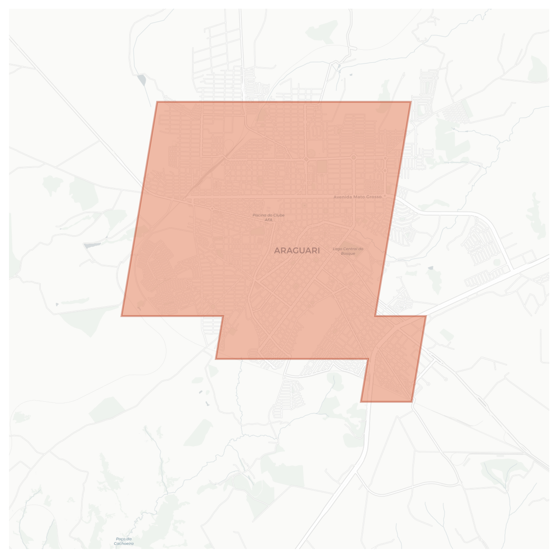 Araguari geographic map