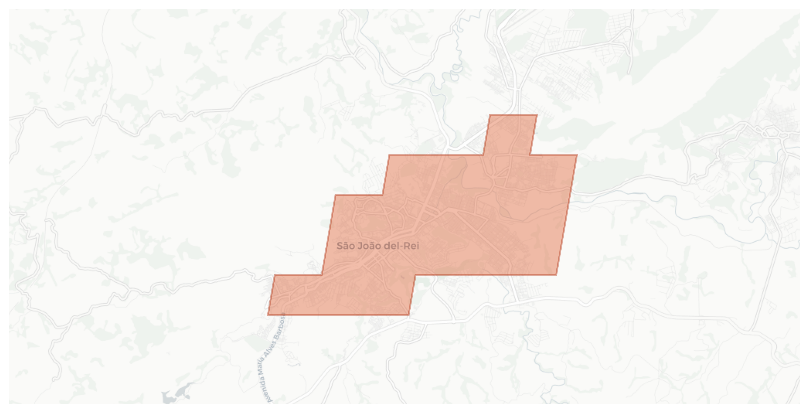São João del-Rei geographic map