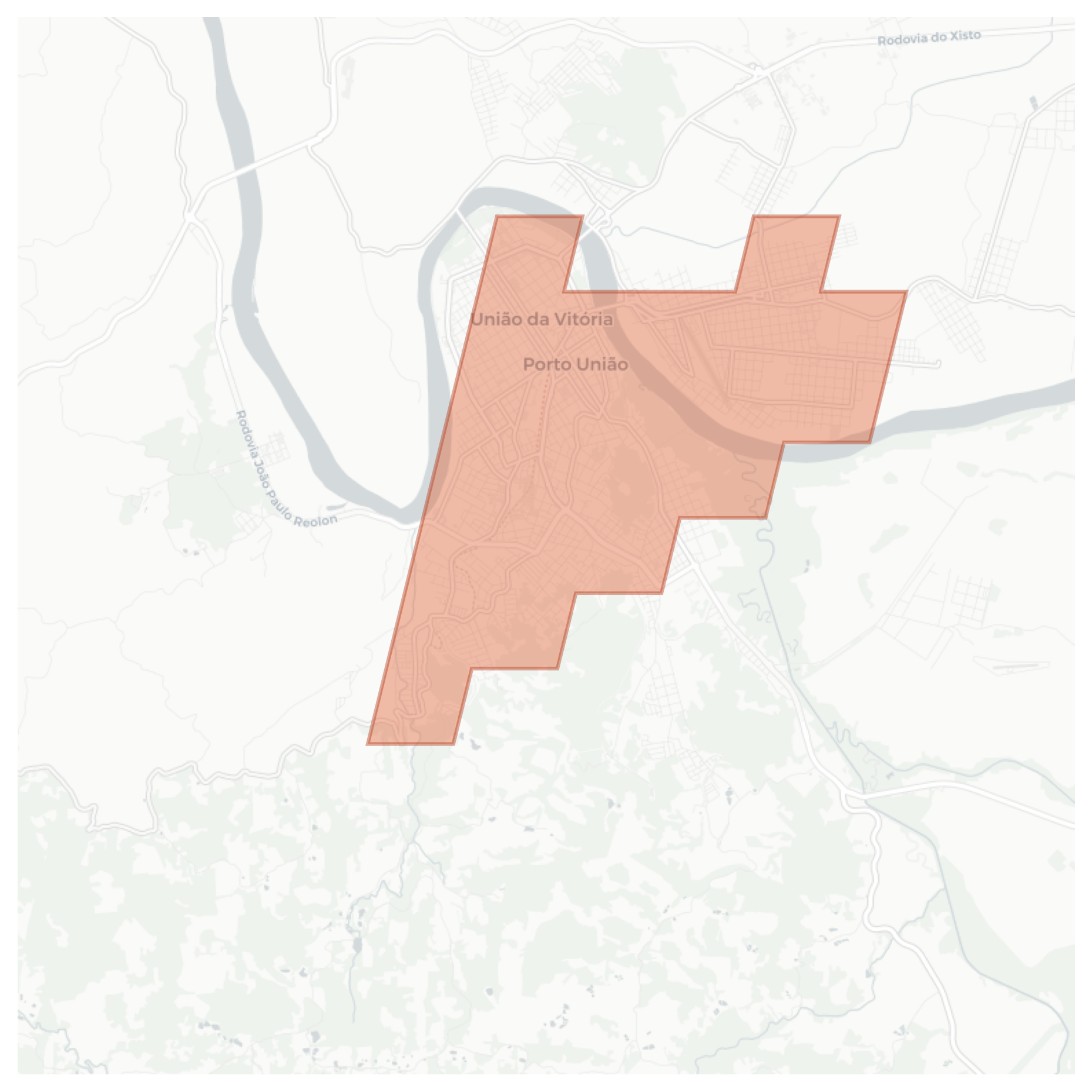 União da Vitória geographic map