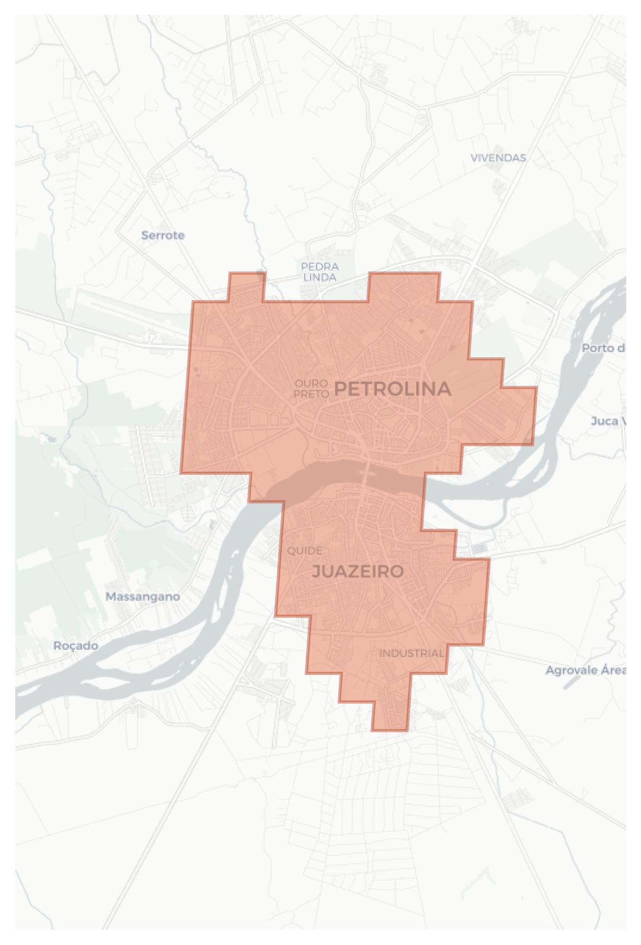 Petrolina geographic map