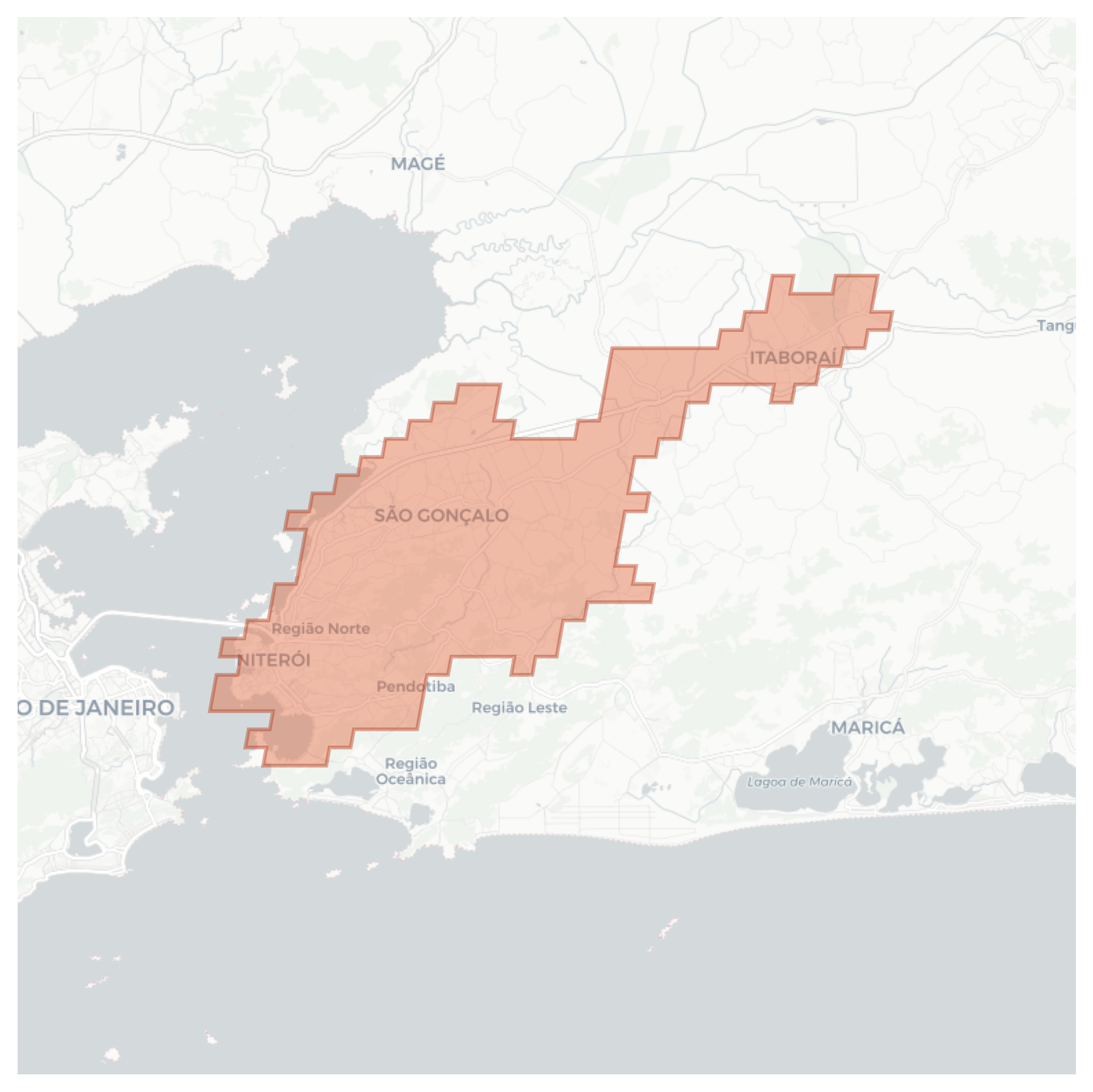 Niterói geographic map